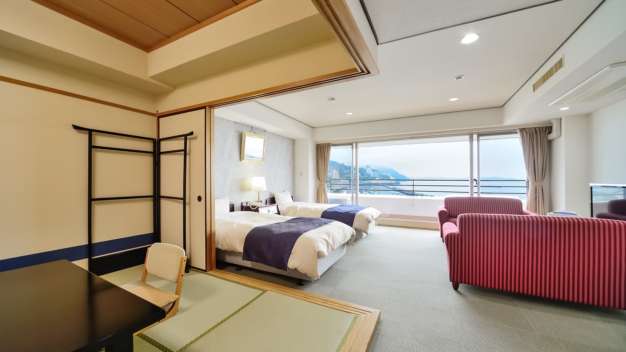 Menghadap Teluk Atami! Kamar dengan pemandangan laut