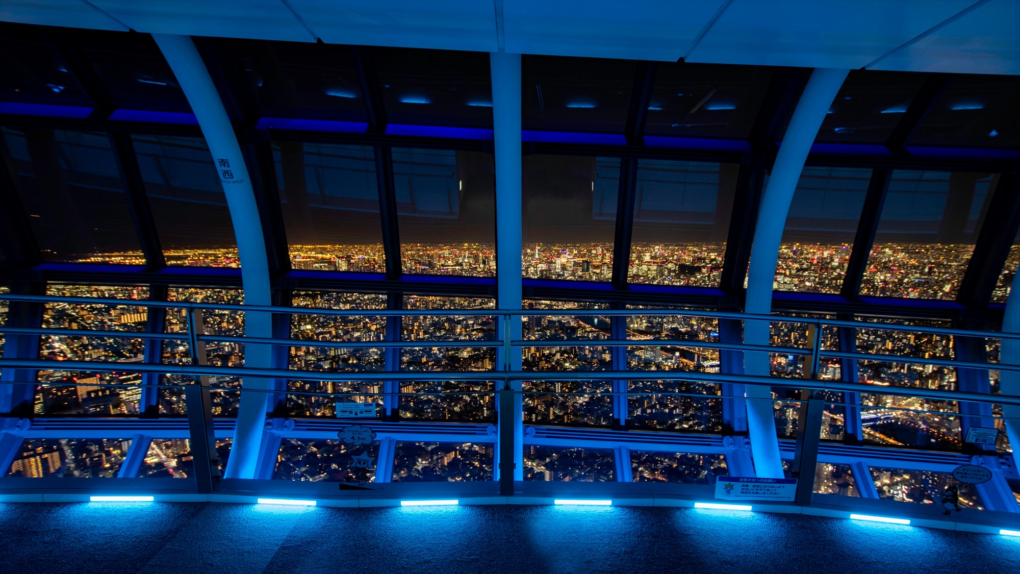 มุมมองจาก Tembo Galleria / รวมกรอบหน้าต่าง (กลางคืน) ⑥