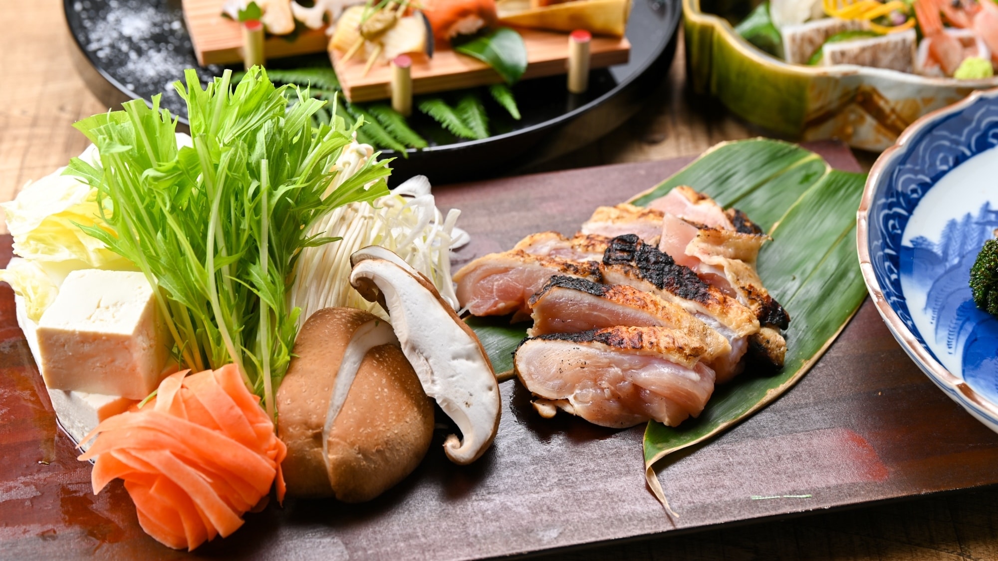 ■Dinner image■ [Bungodori] Oita Prefecture brand chicken hotpot