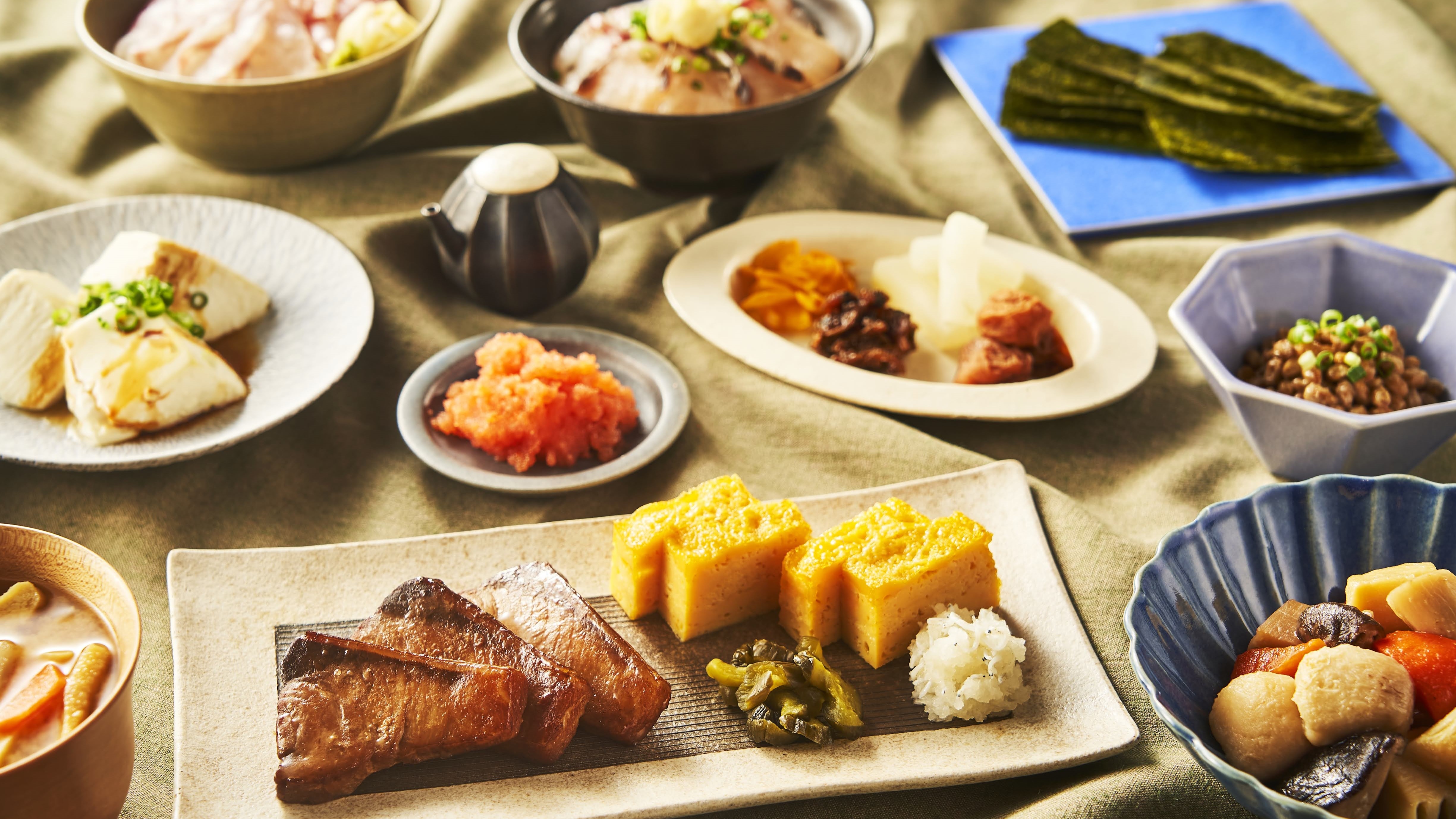 조식 뷔페 모듬 이미지(일식)