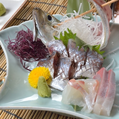 [Plan image] Seasonal sashimi