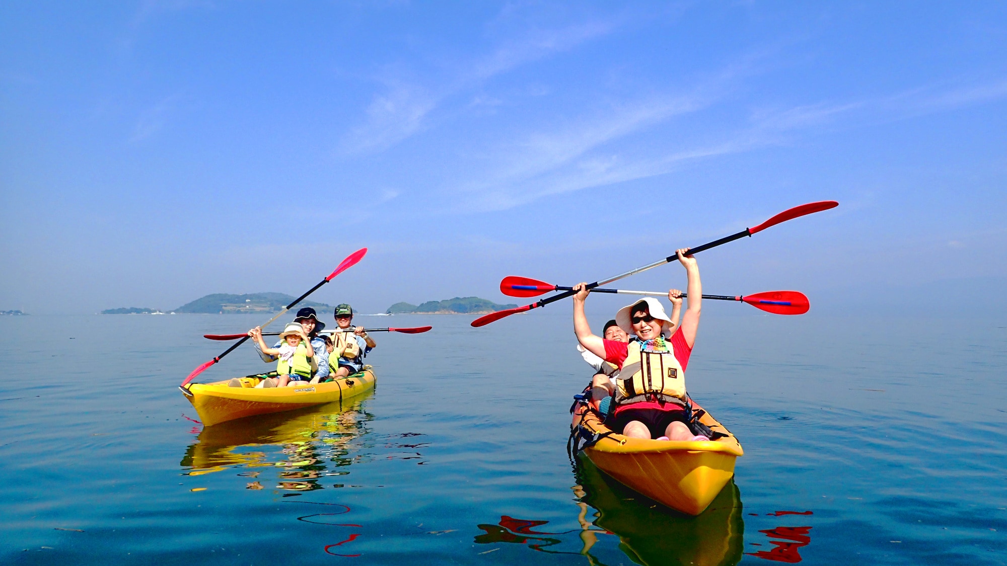 ・ Kayaking You can enjoy it from 3 years old!