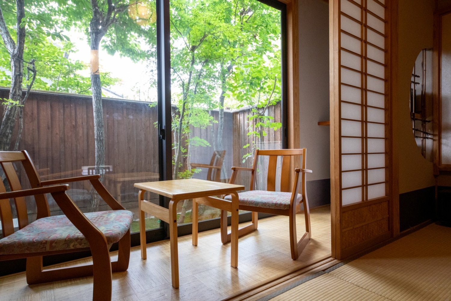 A detached house with an open-air bath and a unique design