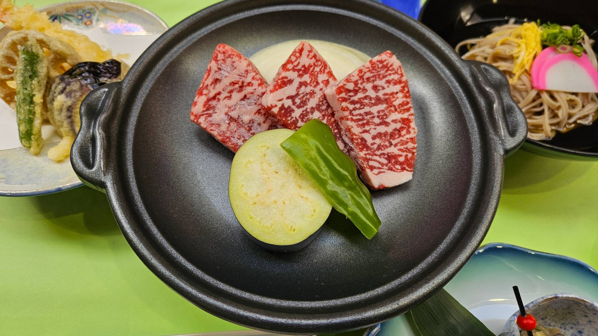 [Basic Kaiseki] "Domestic beef teppanyaki" can be cooked to your liking ◎