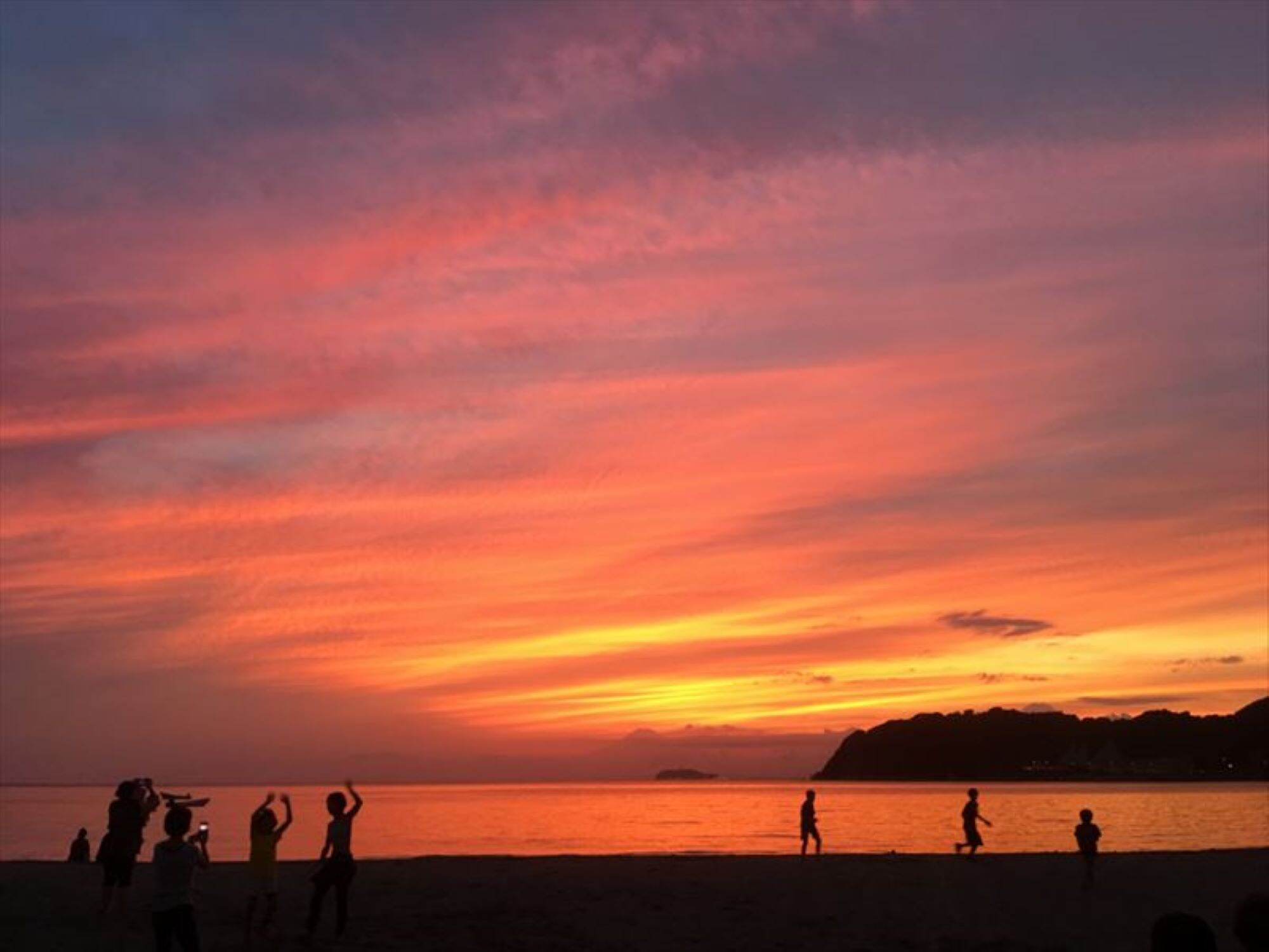 Zushi Beach Sunset