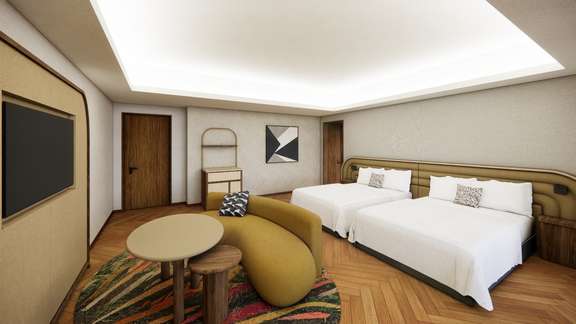Retreat suite with terrace and view bath (image)