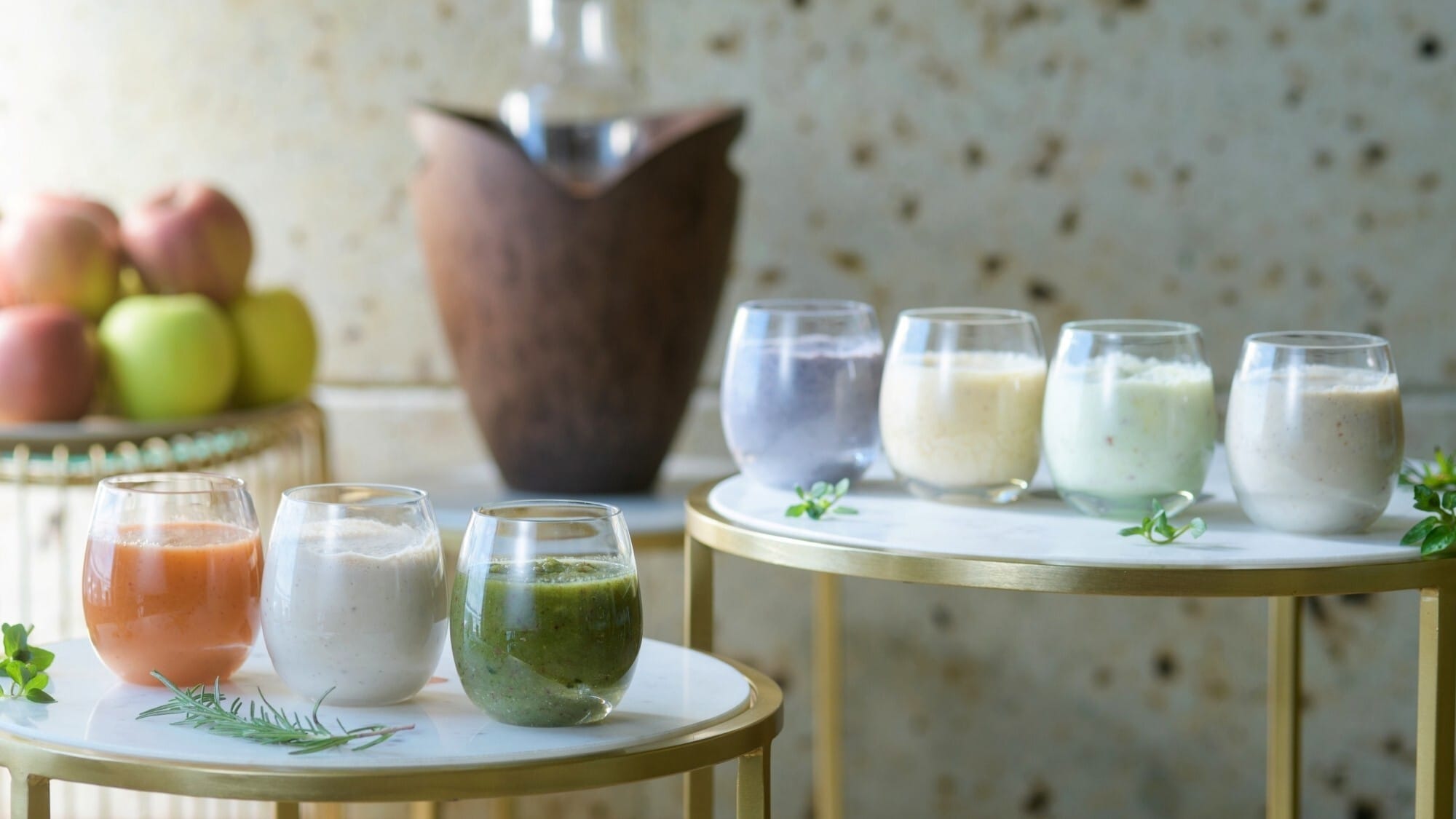 [Lounge - Blue Zone -] Enjoy a different "Wellness Smoothie" each day to help you build a beautiful body.