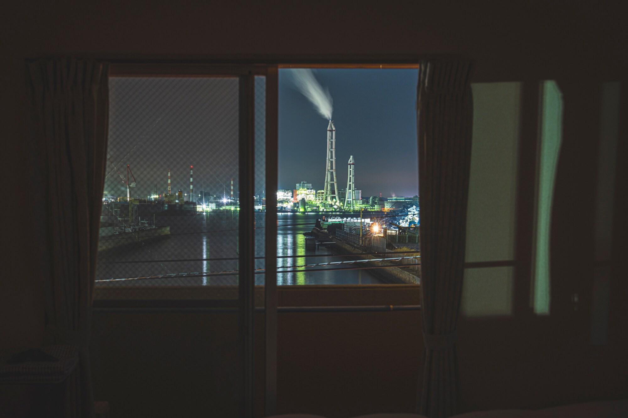客房夜景（坂出万之州工业区）