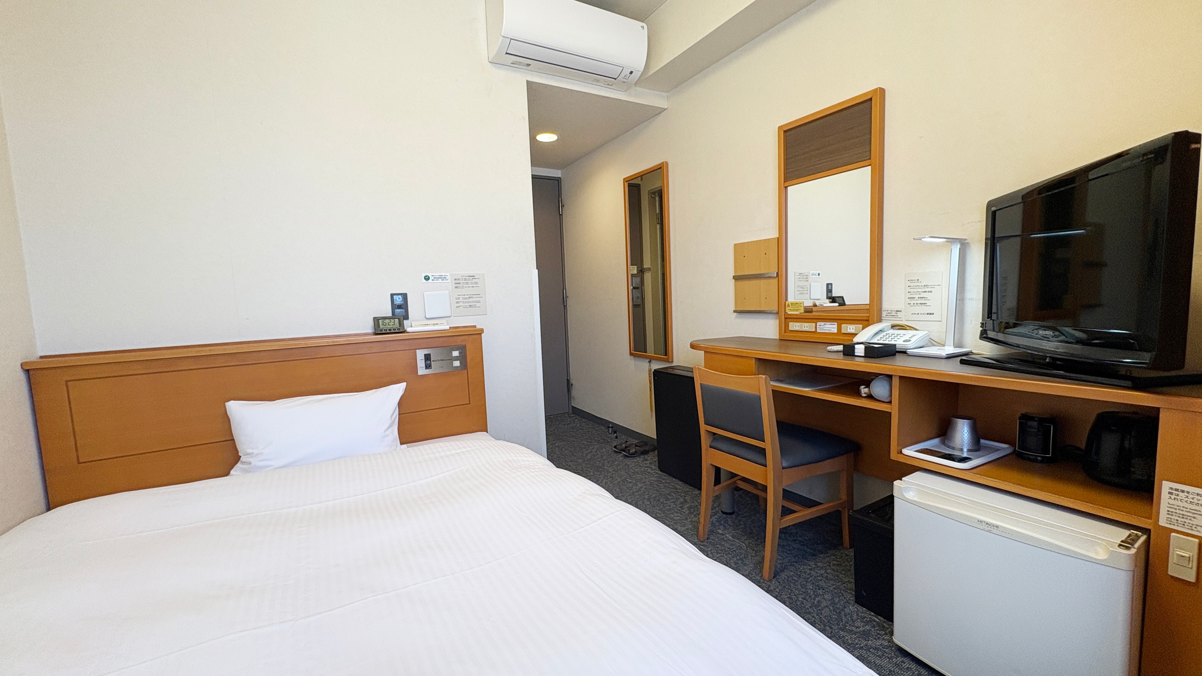 ◆Single Room◆BS/WOWOW available◆Bed width 140×200(cm)