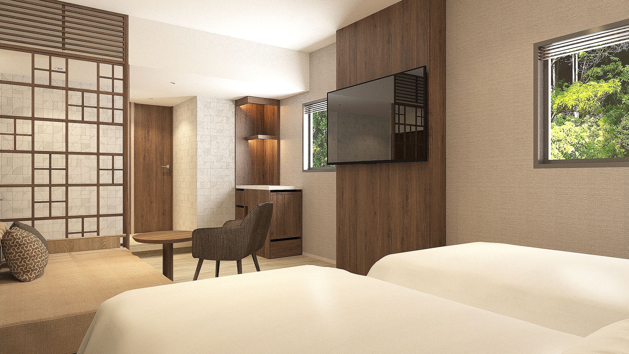 [Renovated in August 2025] Comfort Twin (with shower booth) *Image