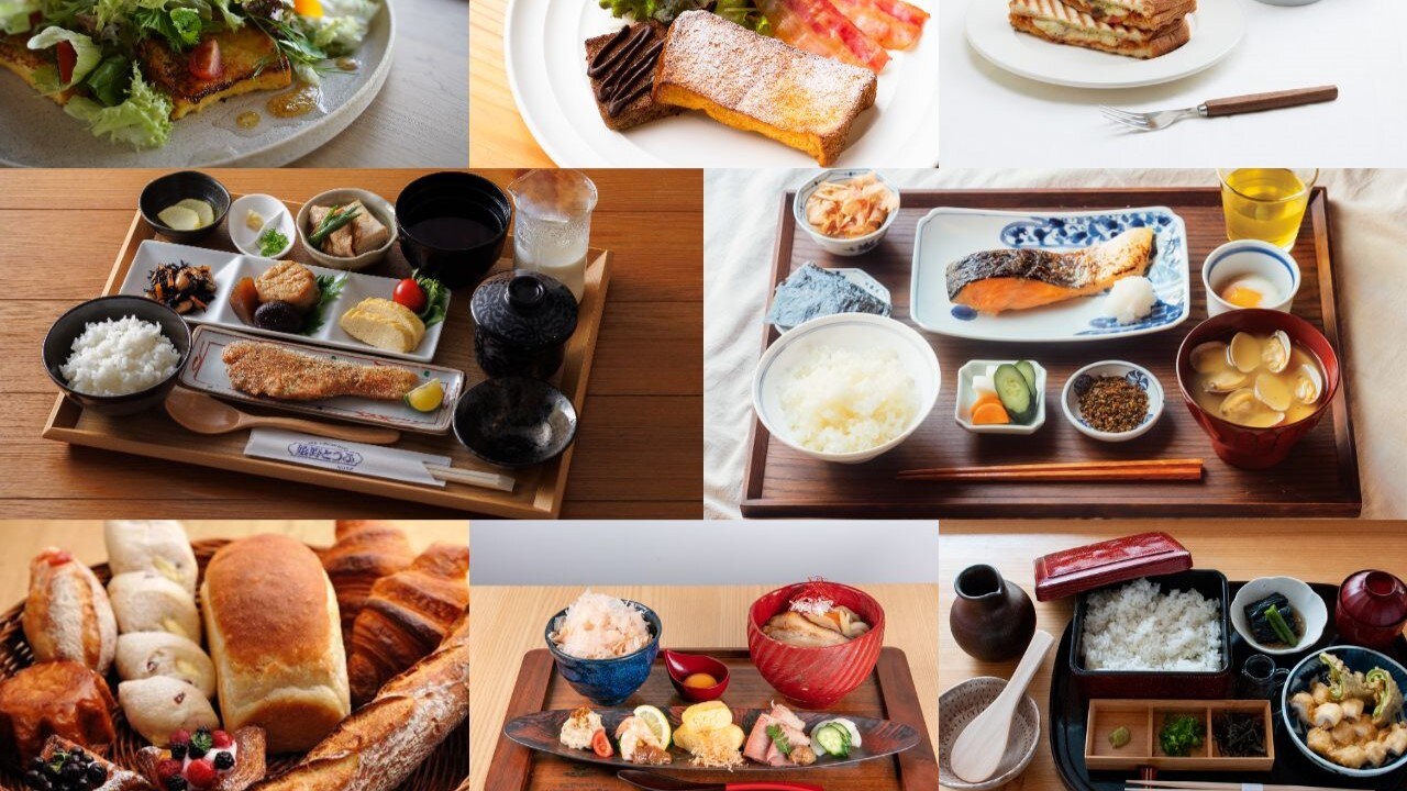 Breakfast available at 8 venues