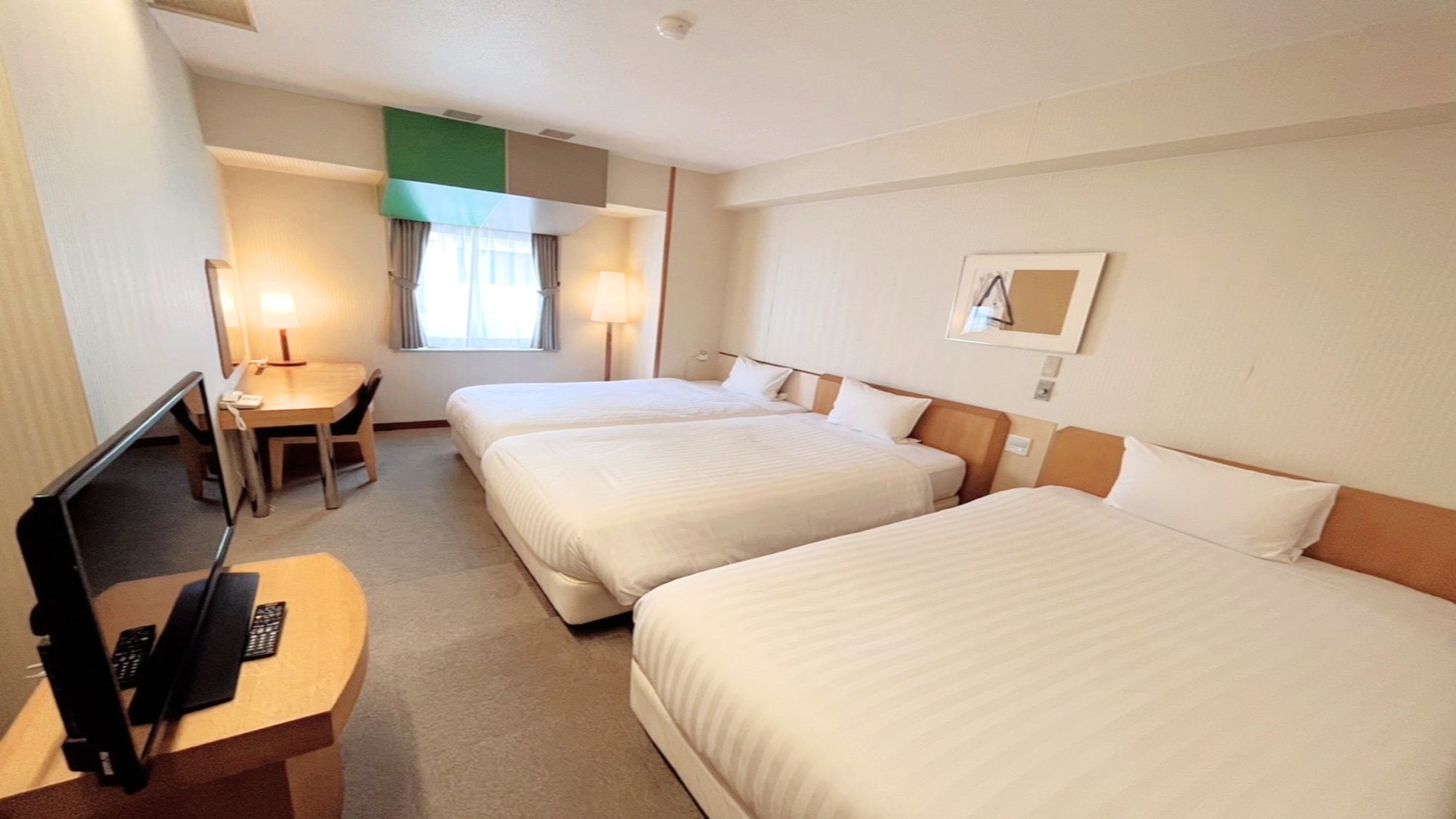 Standard triple 20.0 square meters, 120 cm wide bed