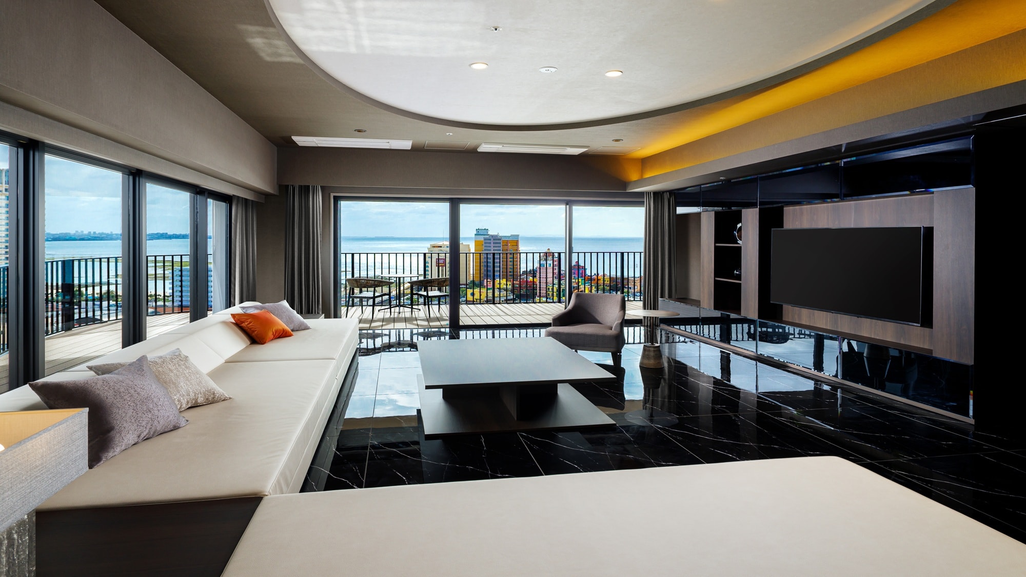 Ruang Tamu Emerald Suite