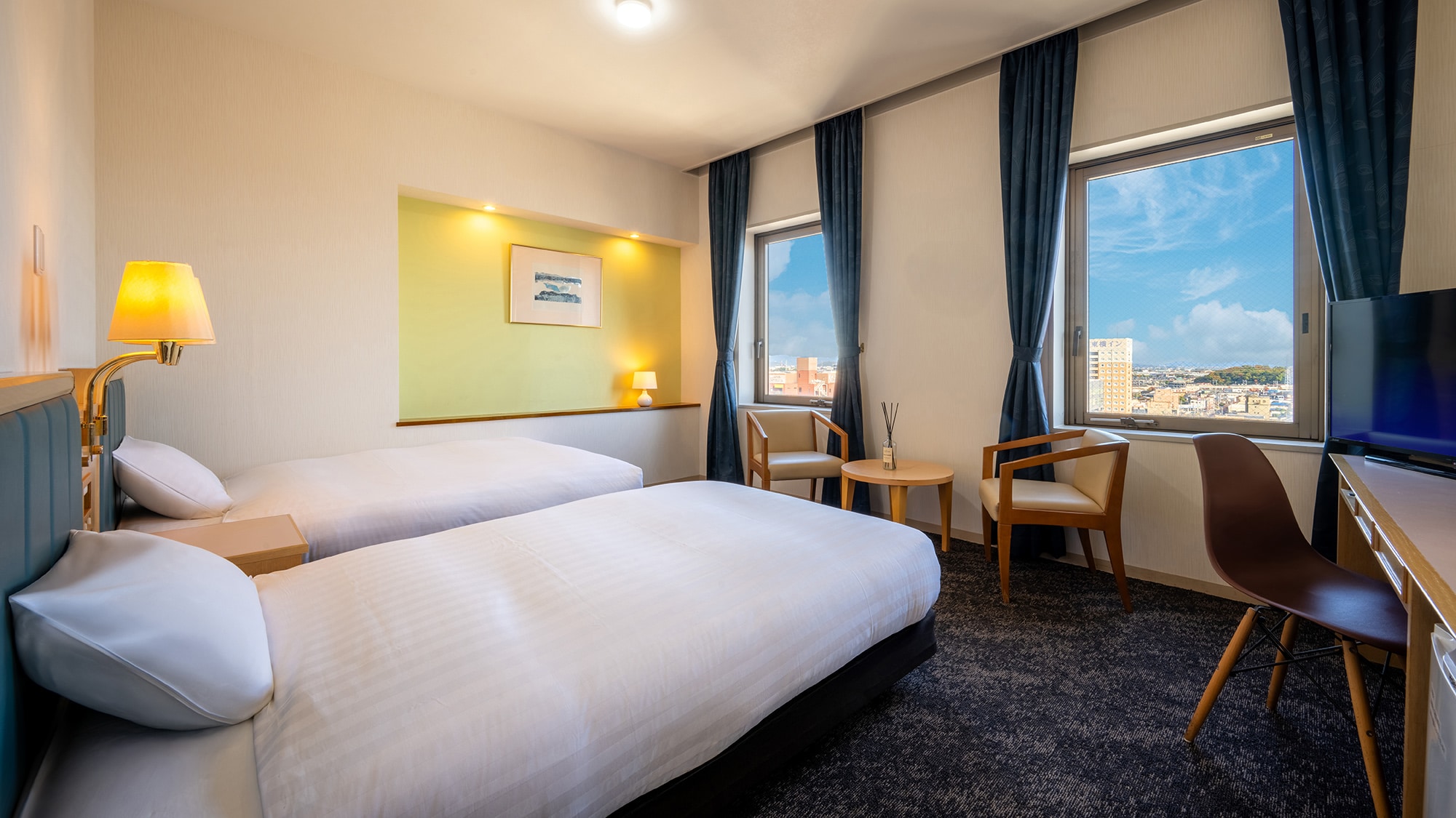 [Main building: Twin] A standard room suitable for two people.