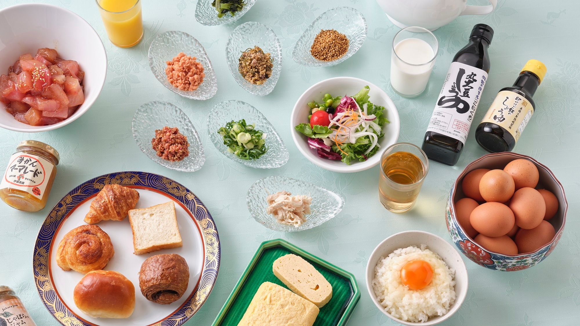[Sarapan] Gedung utama, gedung Nagisa, gedung Nissho: prasmanan Jepang dan Barat (contoh hidangan)