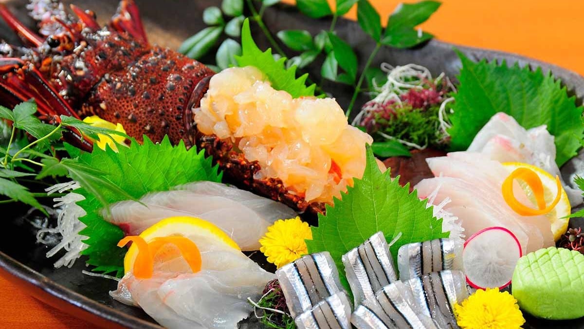 Ise lobster sashimi