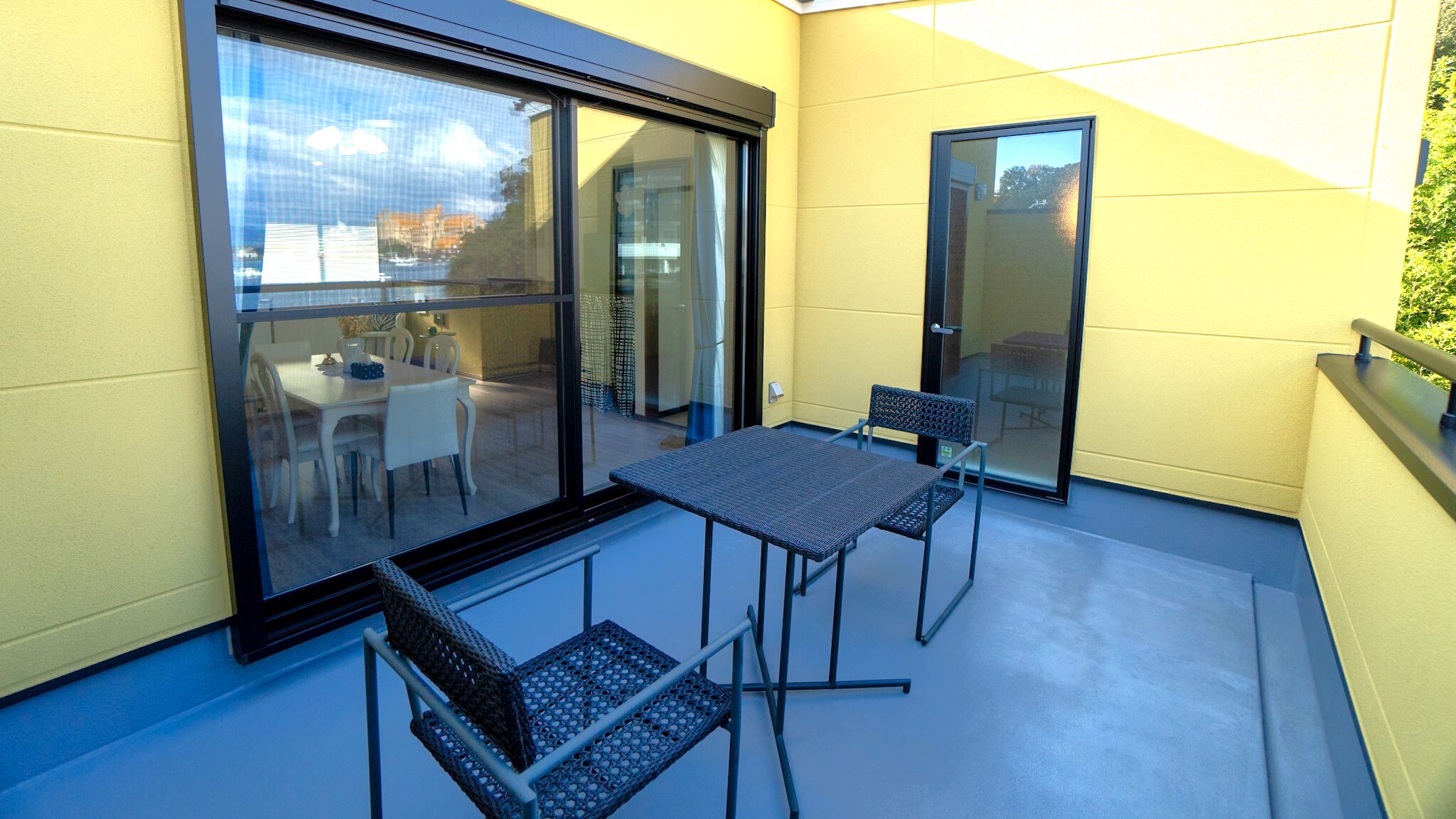 Yellow Villa Balcony