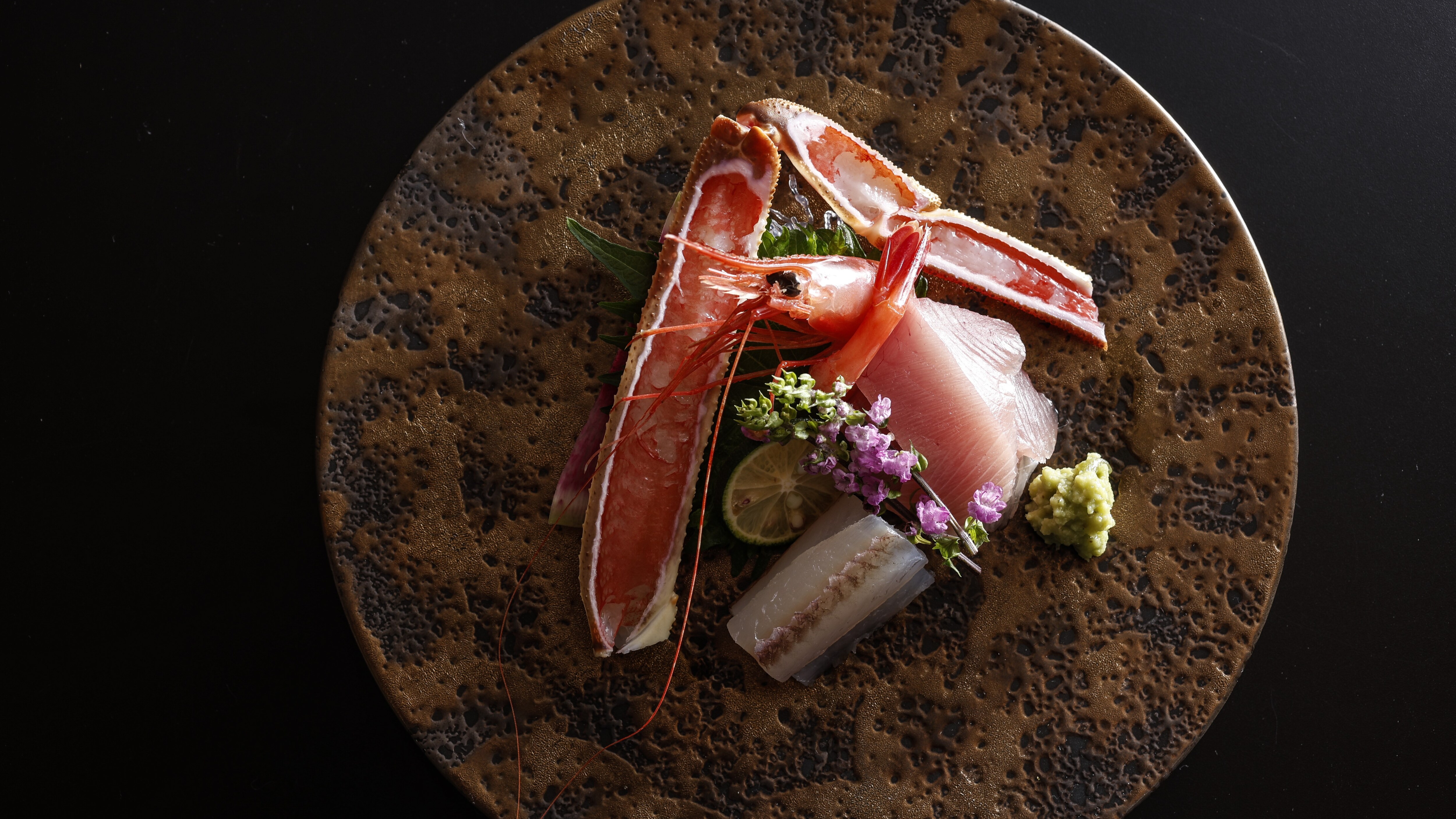 【蟹肉刺身】冬季刺身、蟹肉刺身