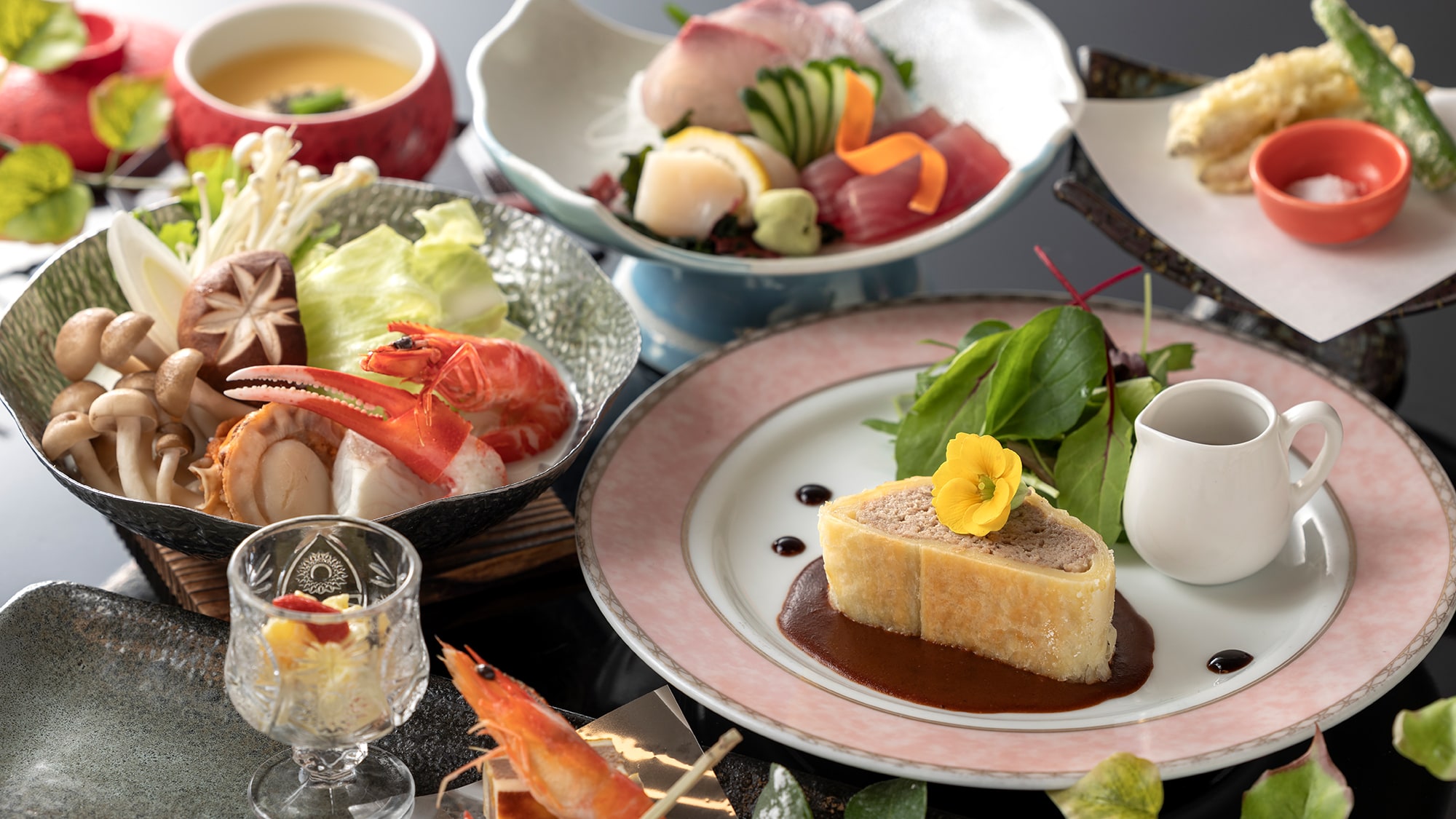 [Dinner example] Unzen Colorful Kaiseki Course *Image (may change depending on the season)