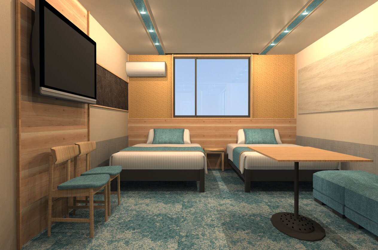 Phòng đôi hạng sang có bếp, diện tích 33 m²