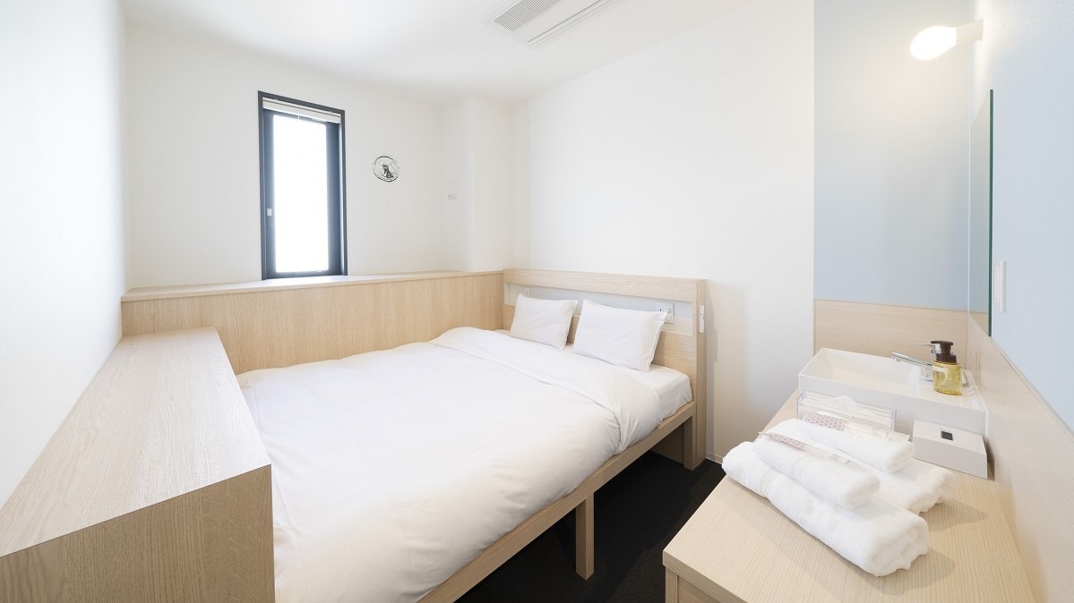 【더블베드 개인실】스탠다드한 방에서 여행의 피로를 풀어 보세요