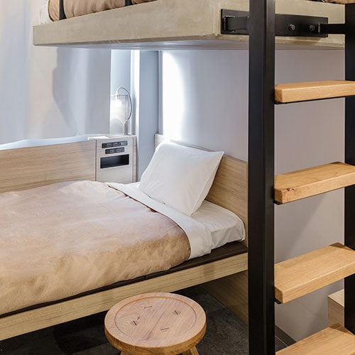 [Twin room (bunk bed)] -Example of guest room-