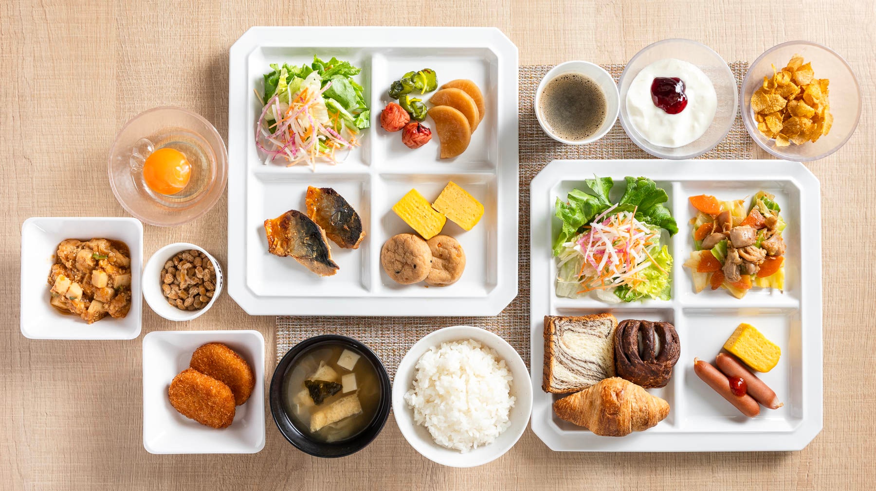 和食派も洋食派もどちらもご堪能いただけます