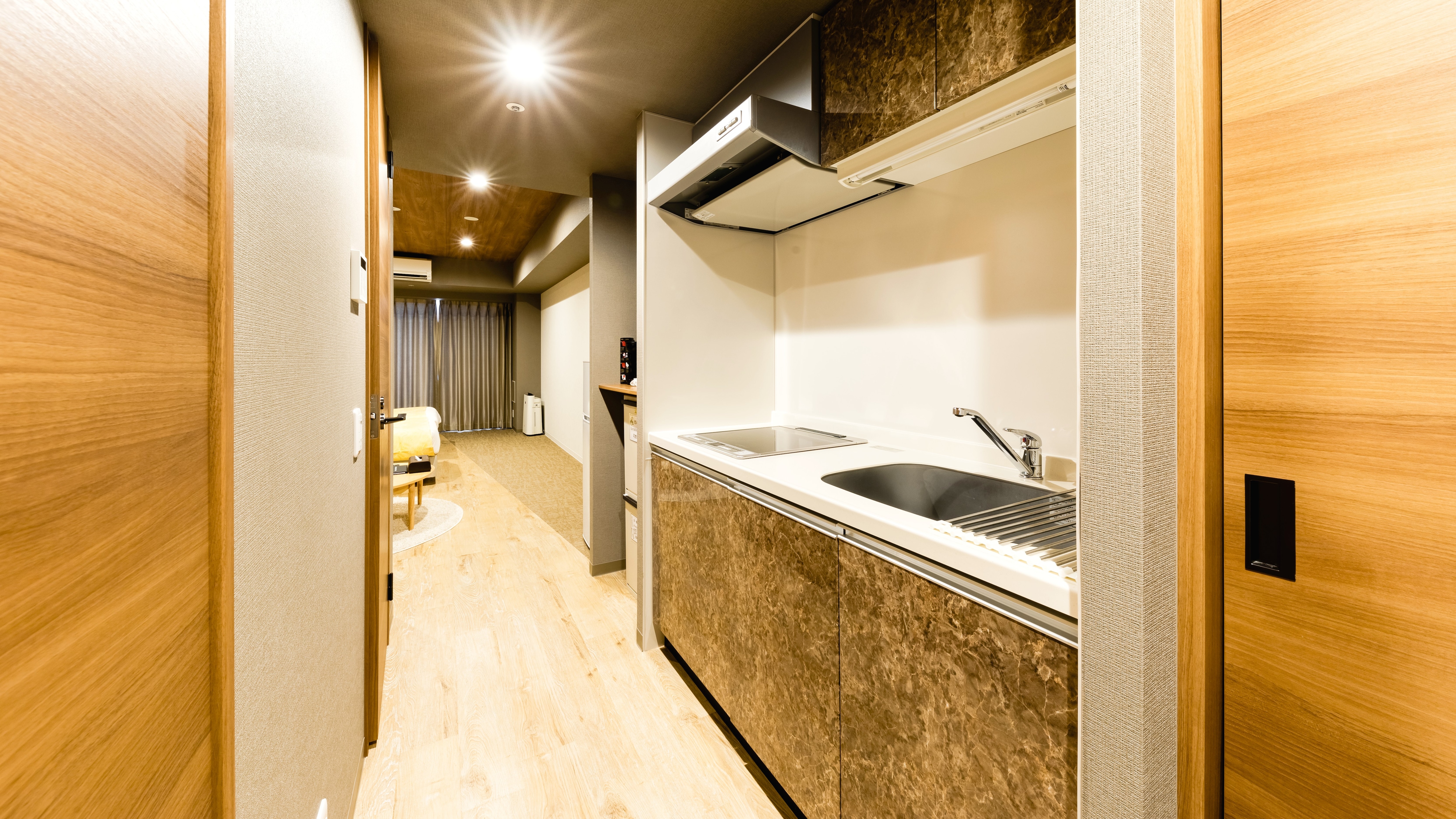 [All rooms] System kitchens equipped with HI stoves are also available in all rooms ♪