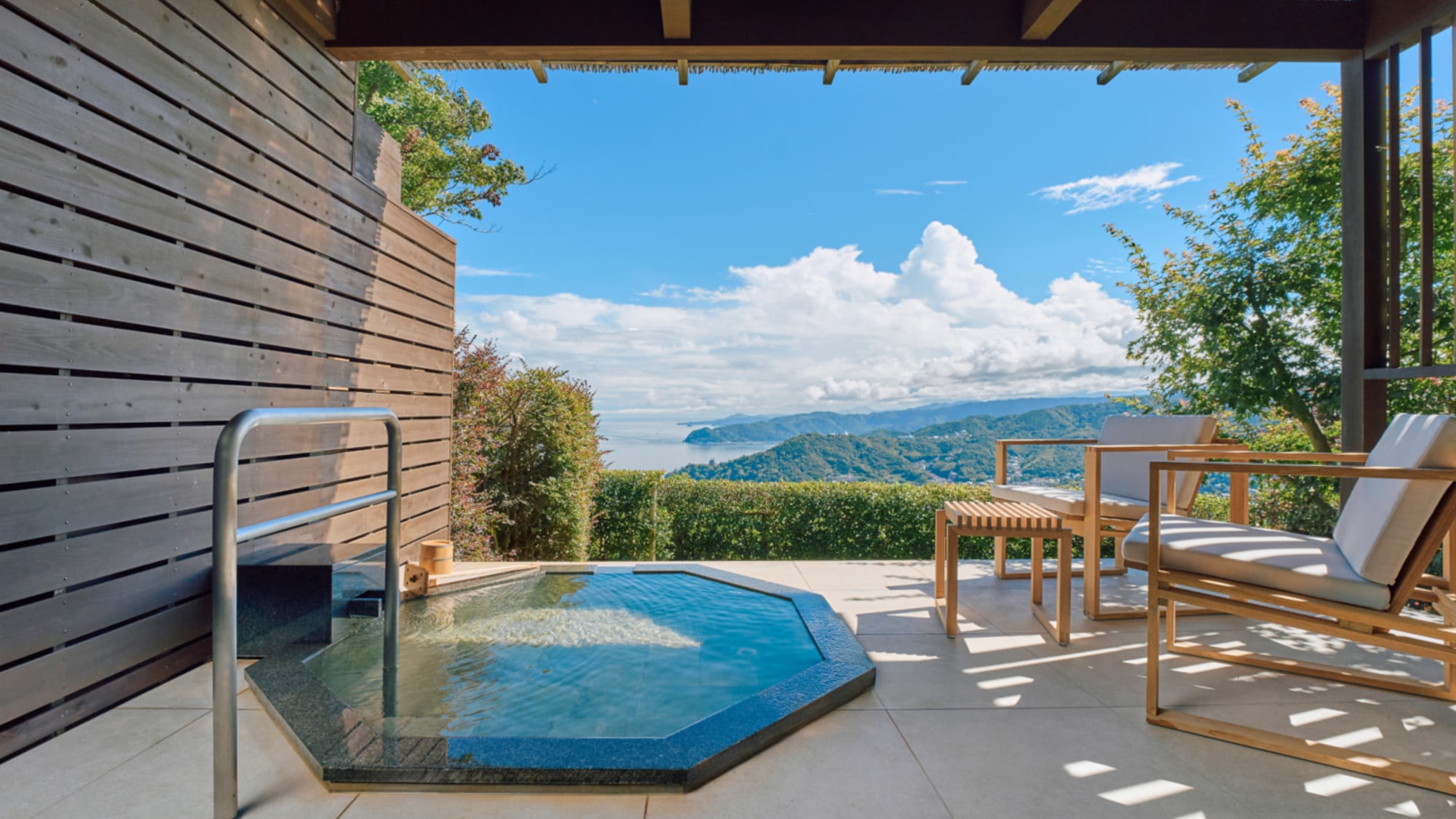 [Twin with open-air bath] 50.4 square meter guest room with open-air bath