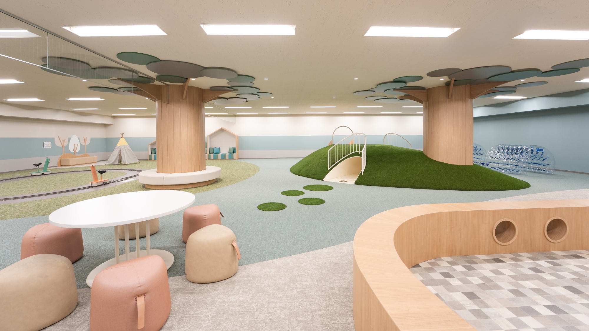[Kids Space NASOBIBA] A kids zone for children aged 2 to 6 (preschoolers).