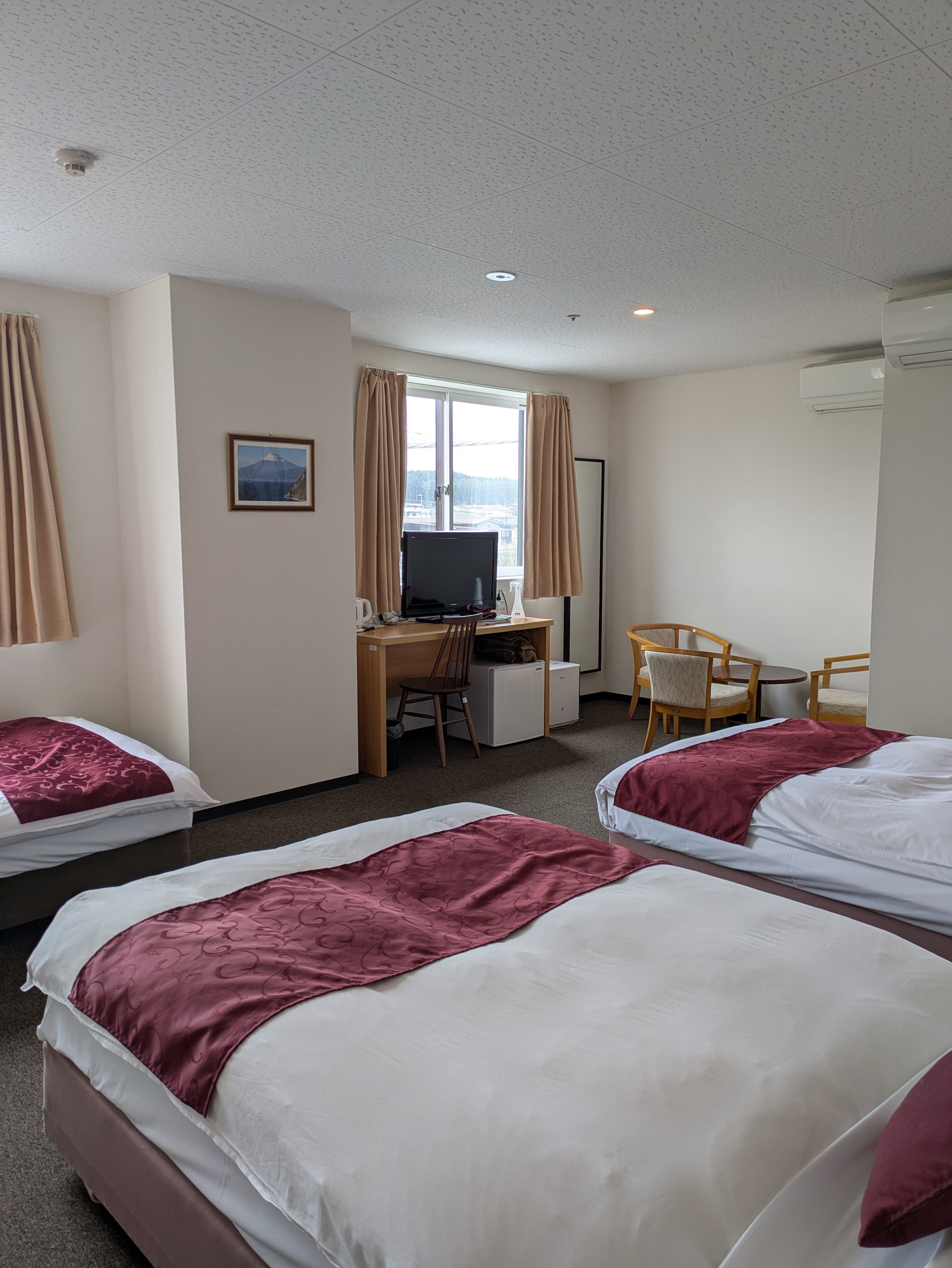 Cảnh núi Fuji nhìn từ trên cao xuống