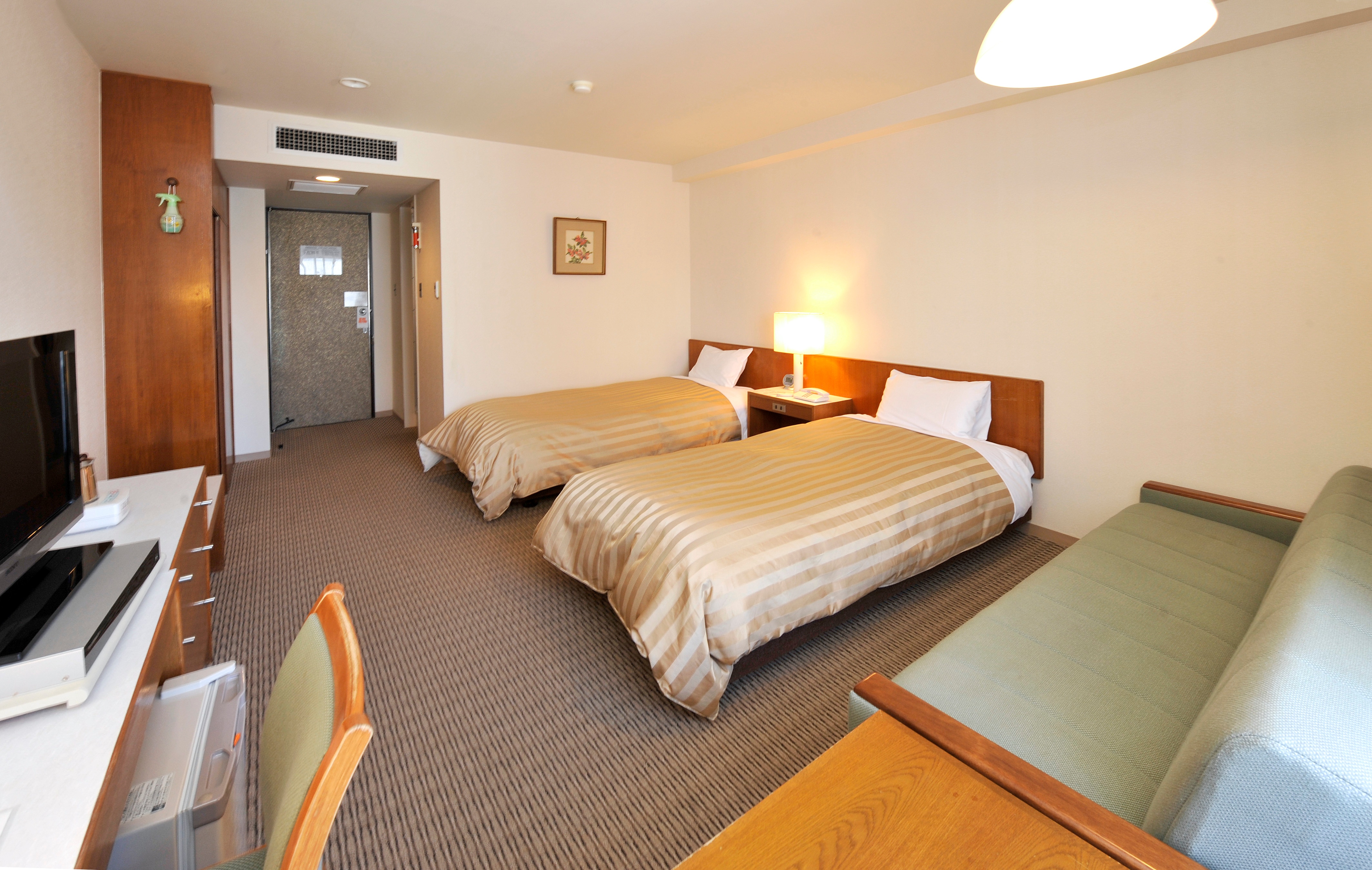 Kamar tamu Deluxe twin room (contoh) 26㎡-31㎡ Lebar tempat tidur 100cm