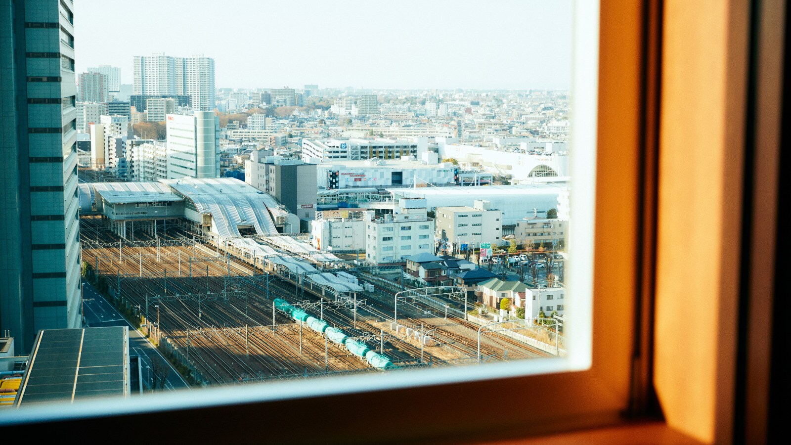 [View from the guest rooms] A view that can only be enjoyed at a hotel close to the station! Great for business and sightseeing!