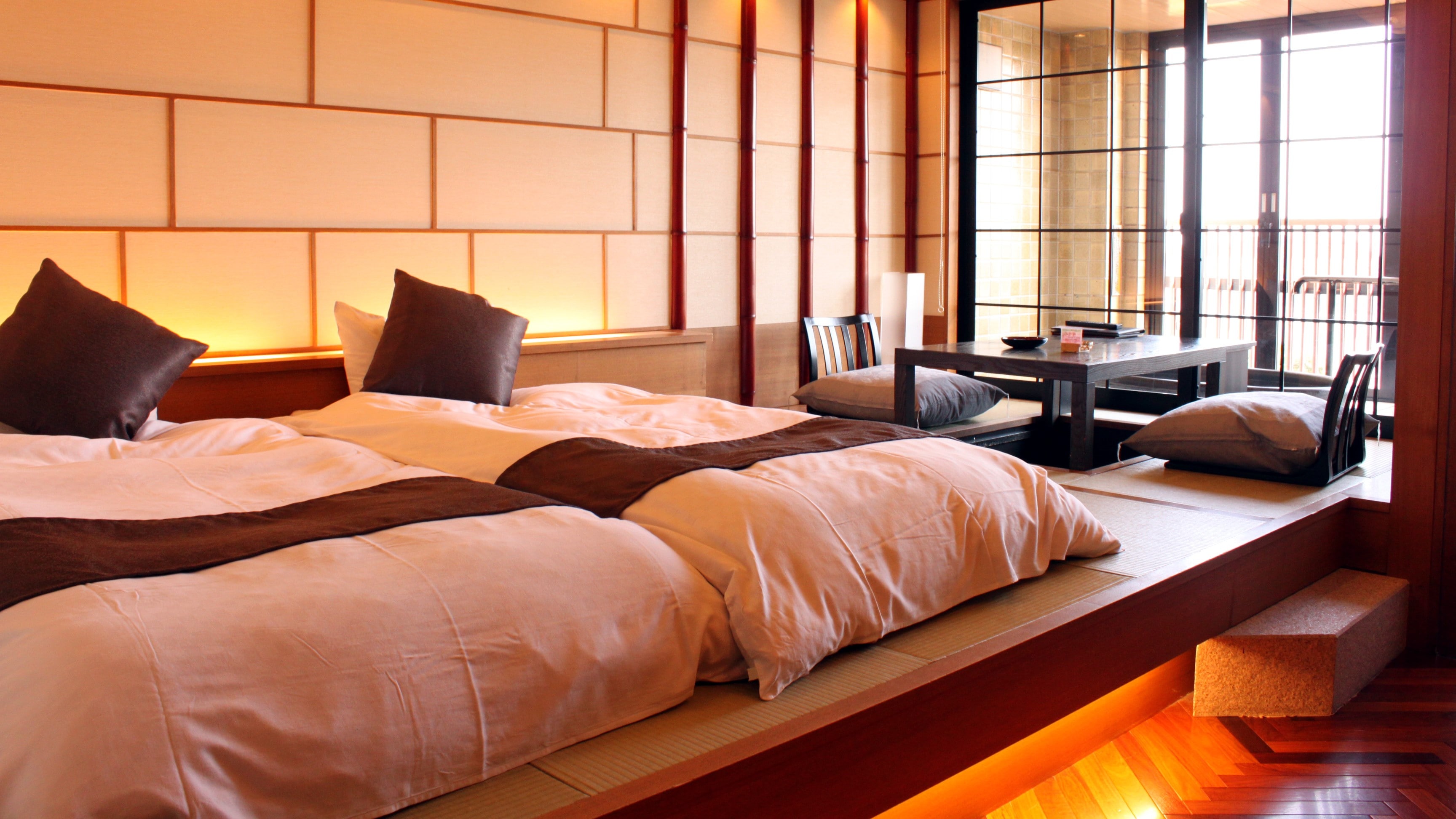 Western-style Japanese-style room with open-air bath (example)