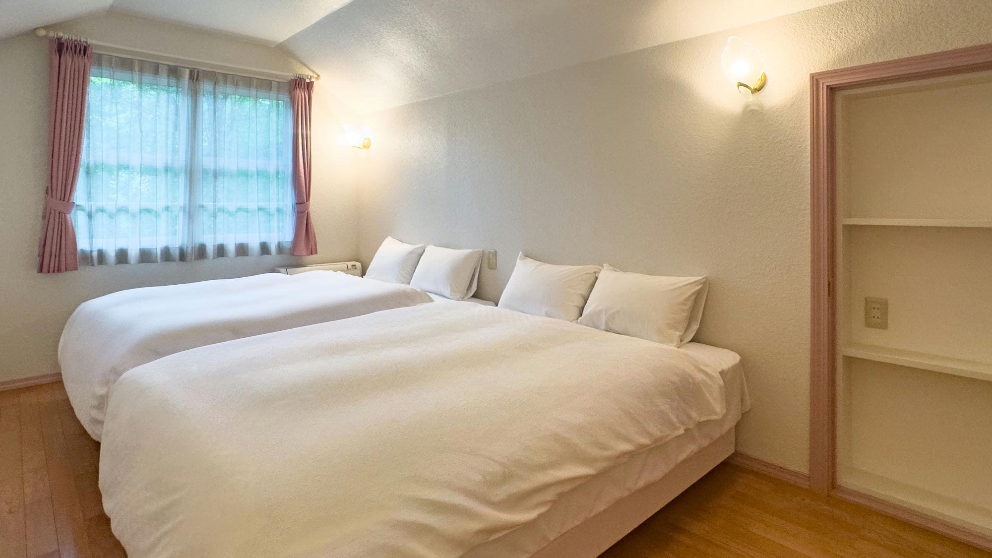 [Rental Villa with Hot Spring] W Type Bedroom