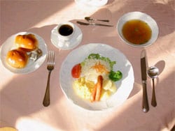 Breakfast example (Western food)