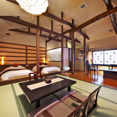 [Izumiyutei / Sakura] Japanese-style room + Japanese-style bedroom + wide rim <No smoking>