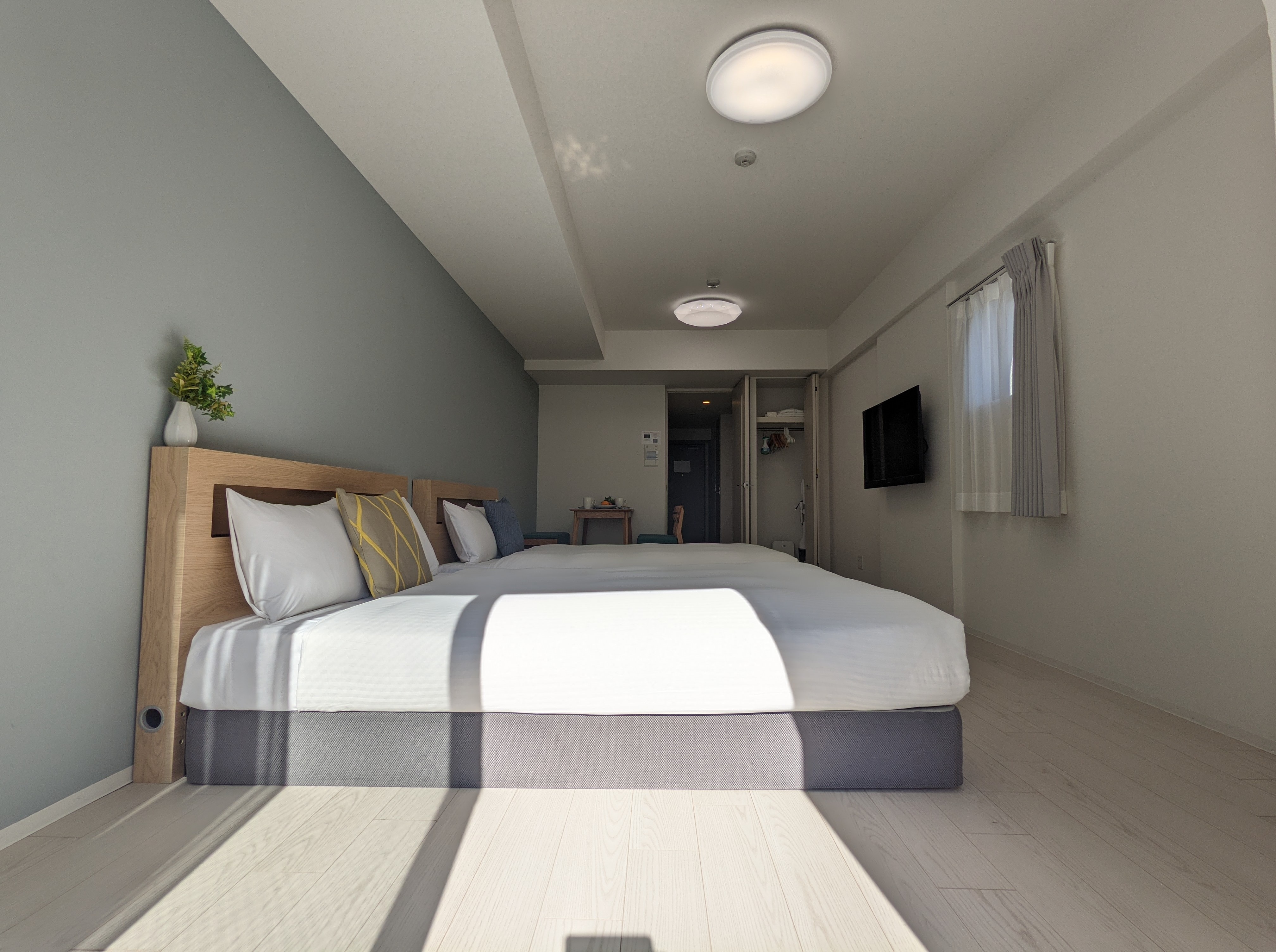 Double 2 without partition, facing the entrance