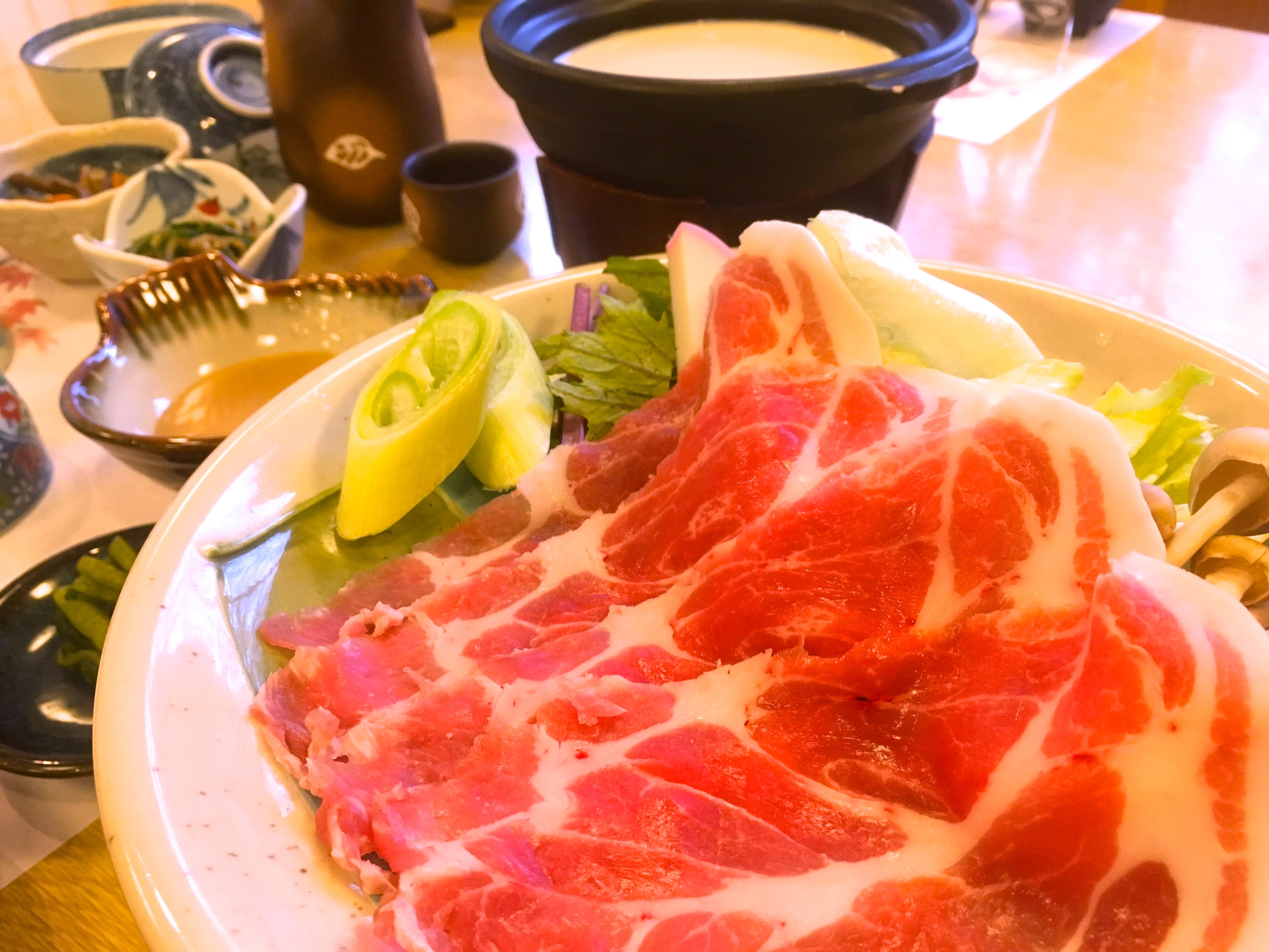 Shabu-shabu susu kedelai babi Hakuba baru