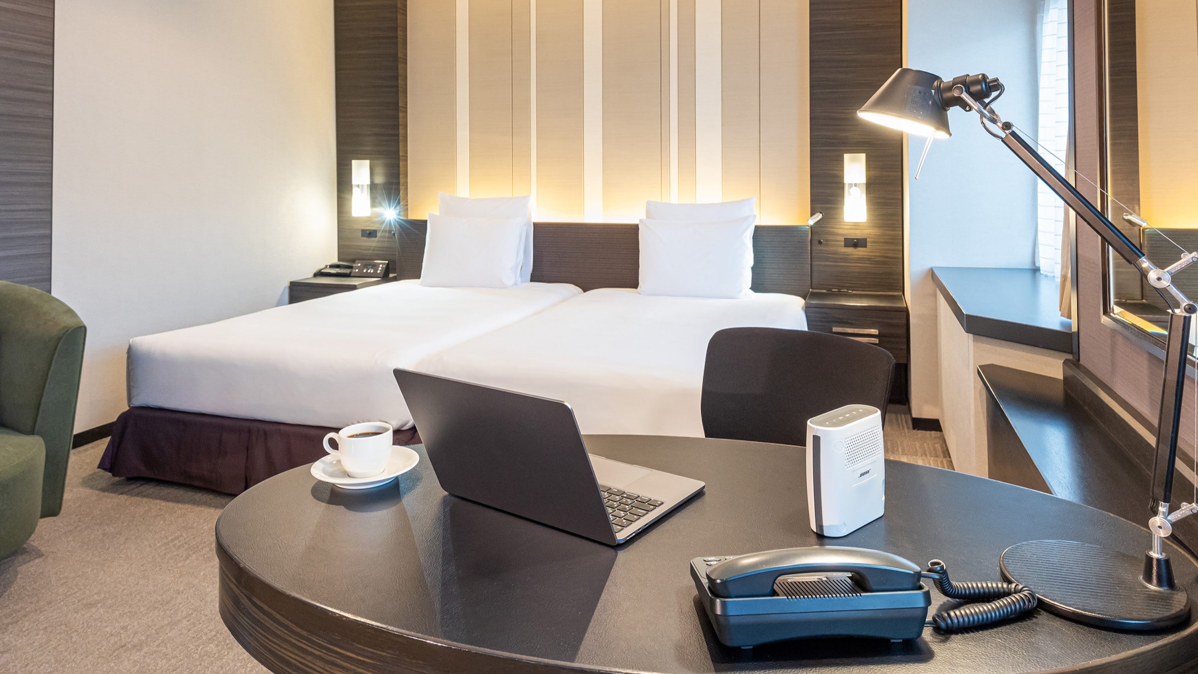 俱乐部双床房（36 平方米/床宽 120 厘米 x 2）