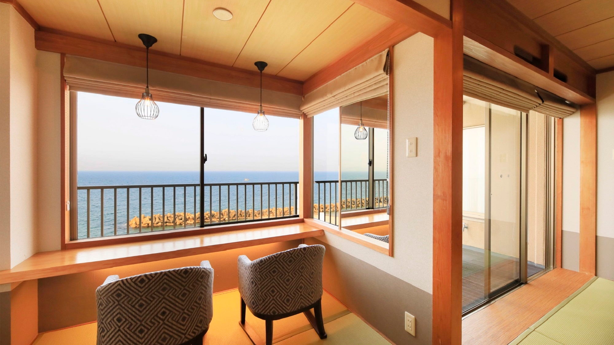Japanese-Western style room with open-air bath 70㎡ (example)