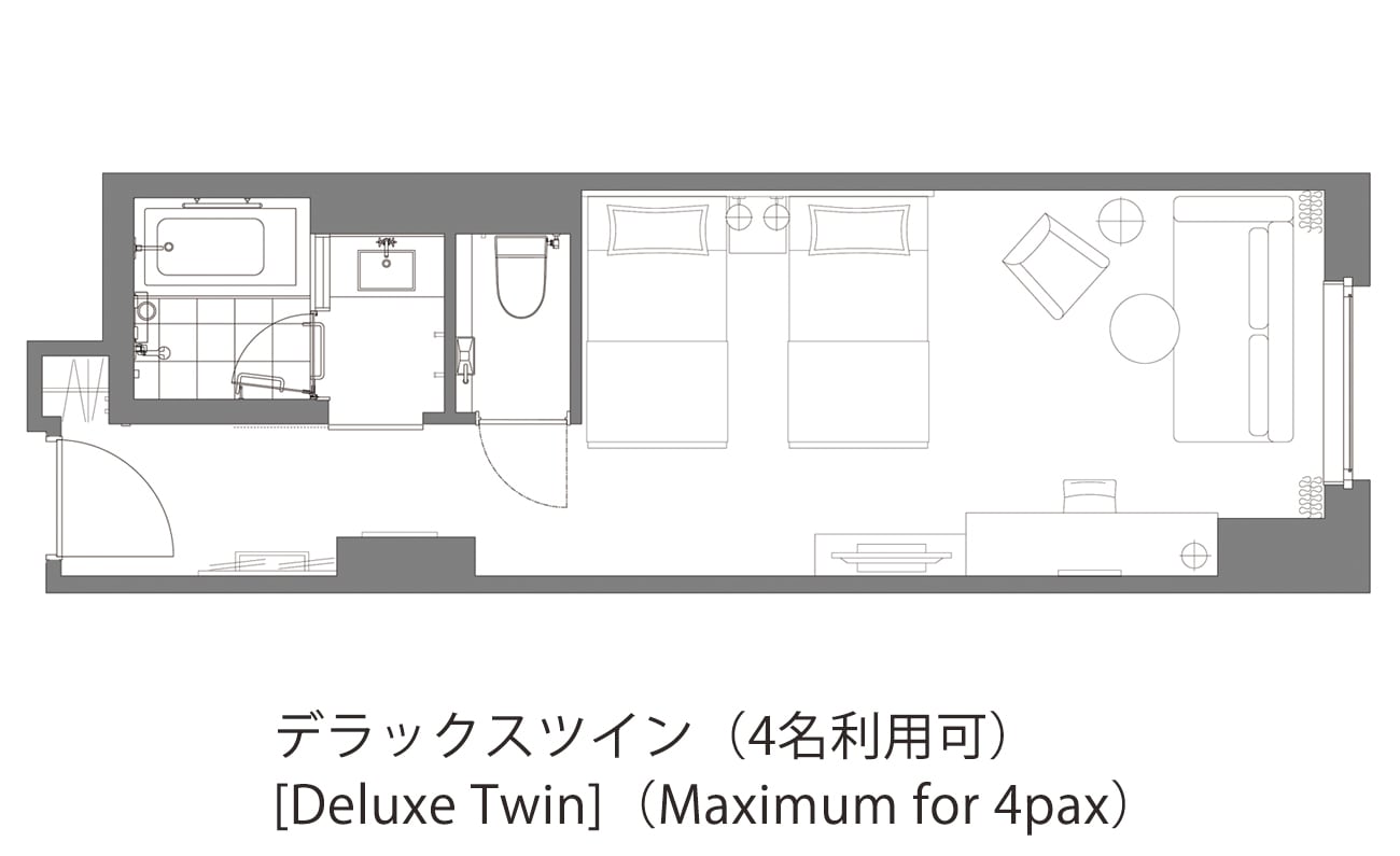 Deluxe Twin (for 4 people)