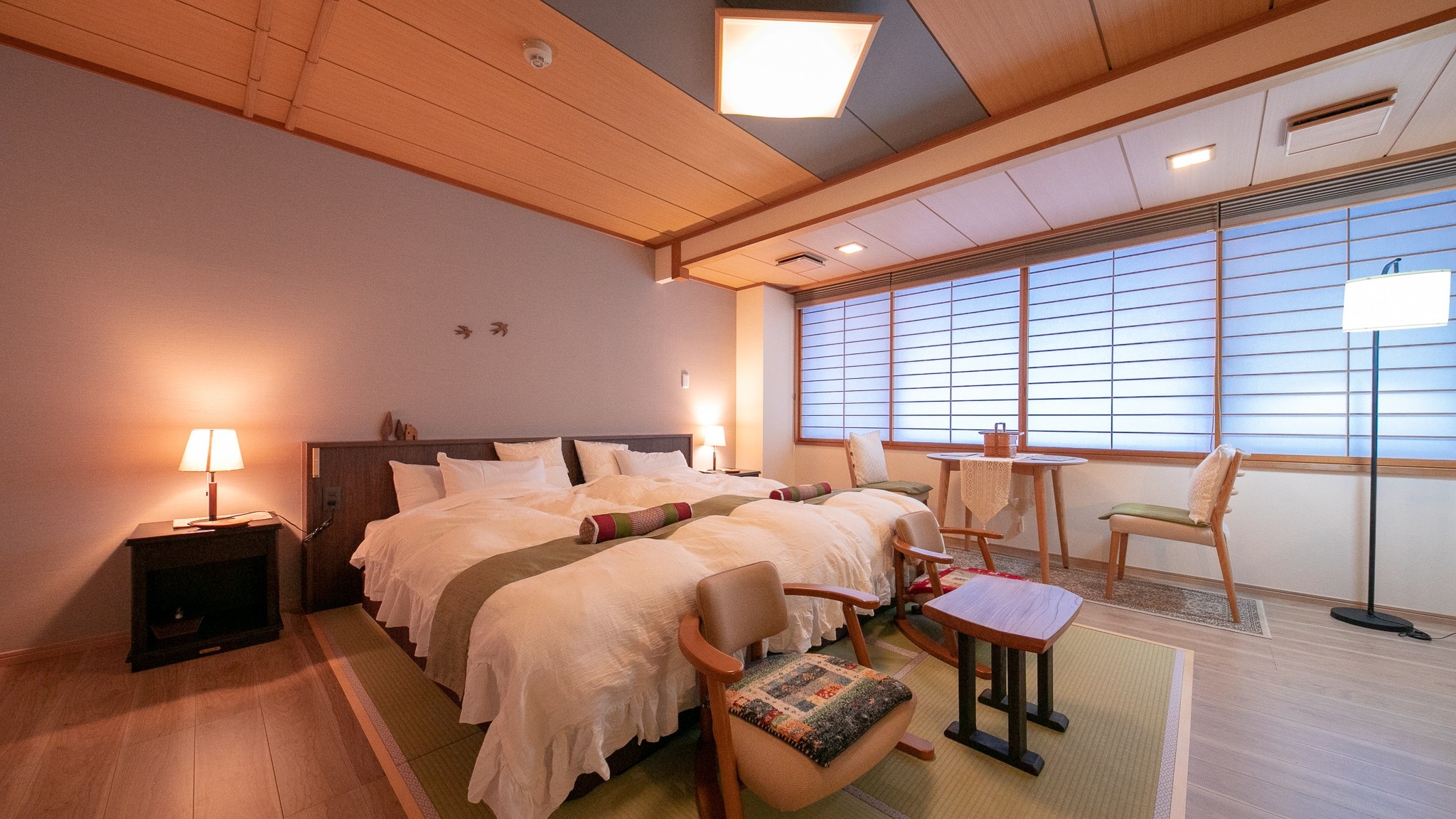 [Non-smoking] Modern Japanese-Western style room 10 tatami mats "Akane" "Nadeshiko" "Aratama" / Simmons mattress
