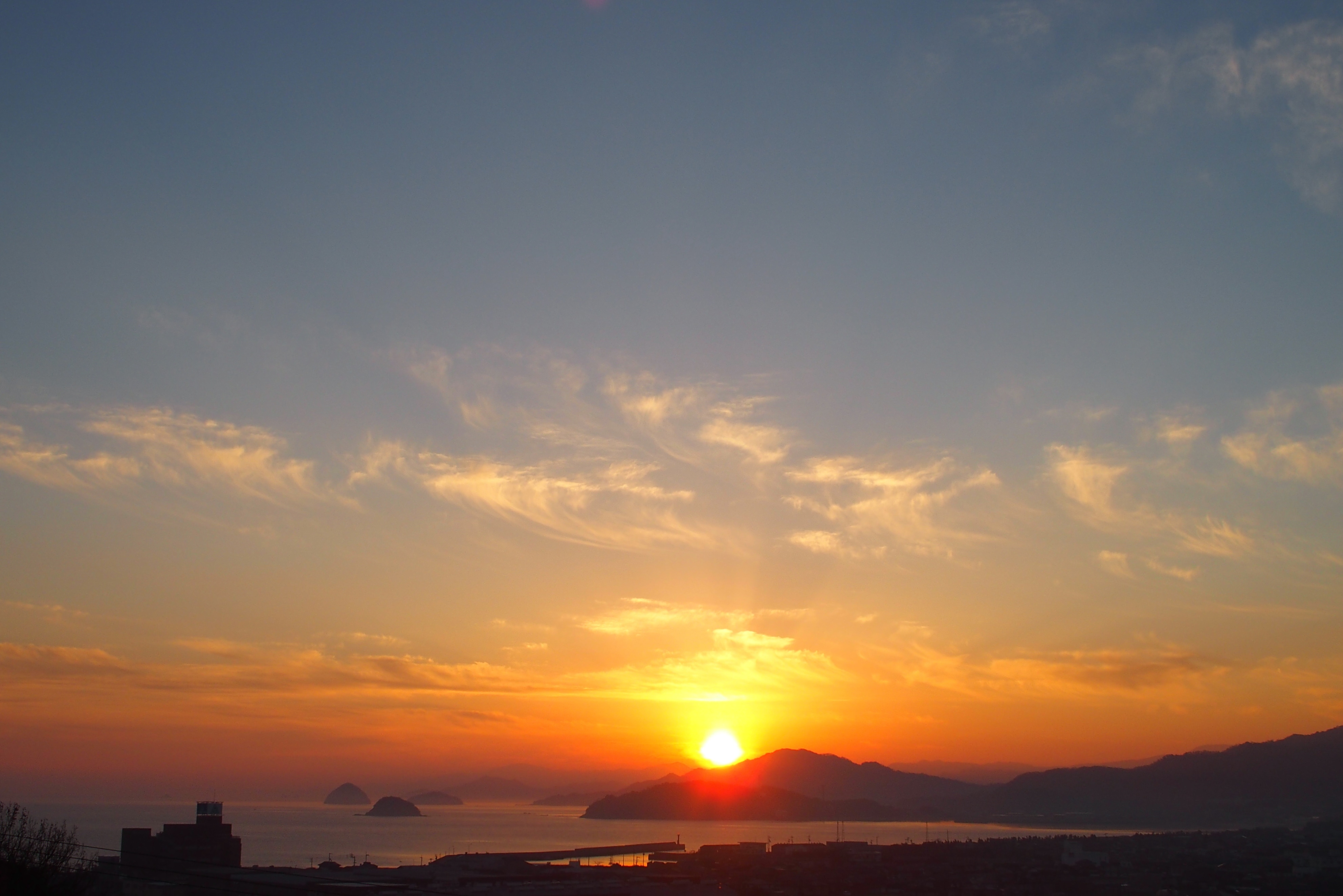 daybreak (in fall and winter)