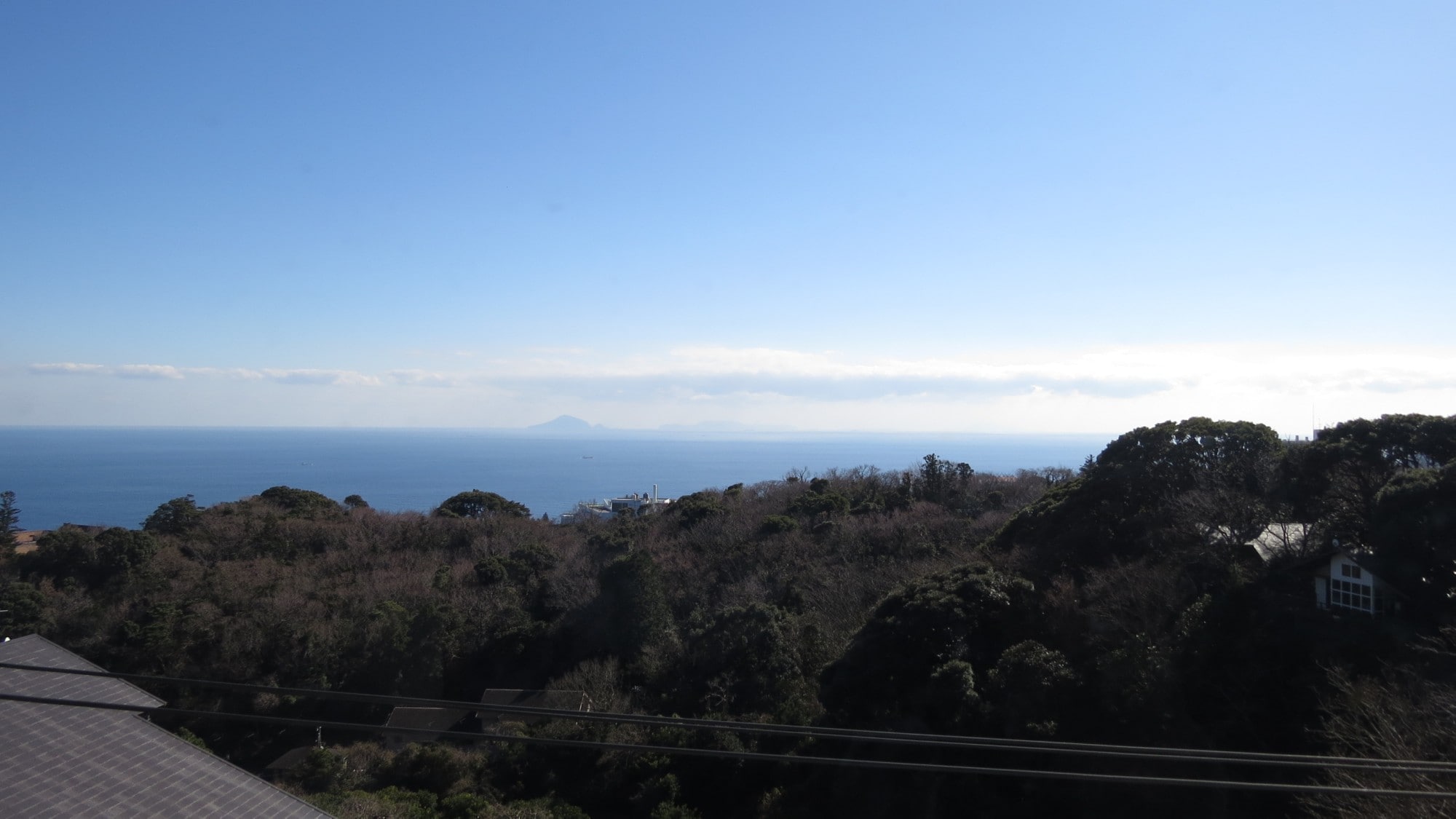 [Room] View from the room! If it's sunny, you can see the Izu Islands.