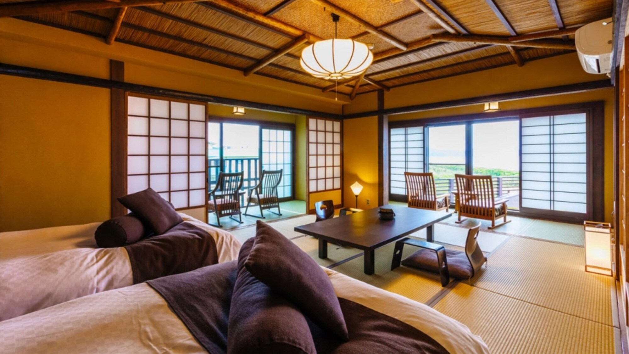 [Guest Room] Bow Japanese-style room - Deck attached - Oceanfront fore cabin - [Example]