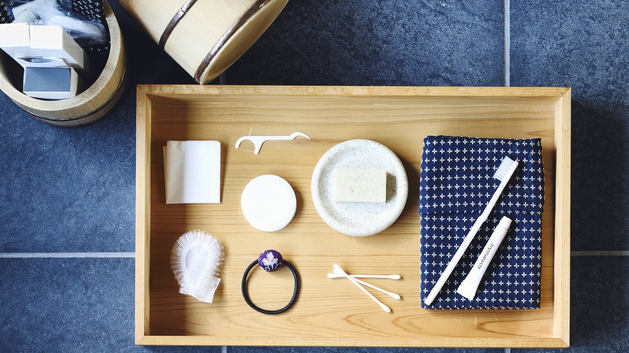 Hot Spring Amenity Basket