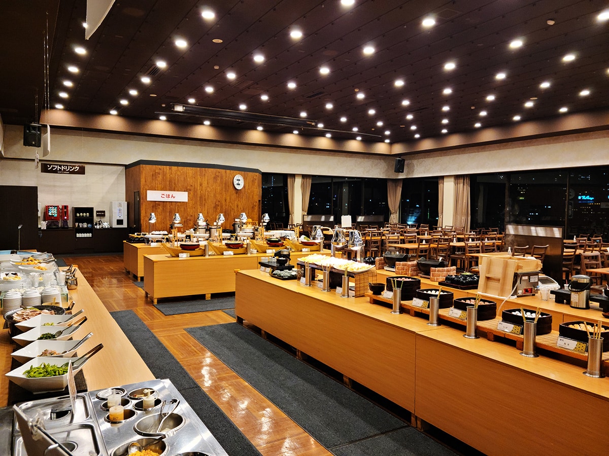 The buffet venue