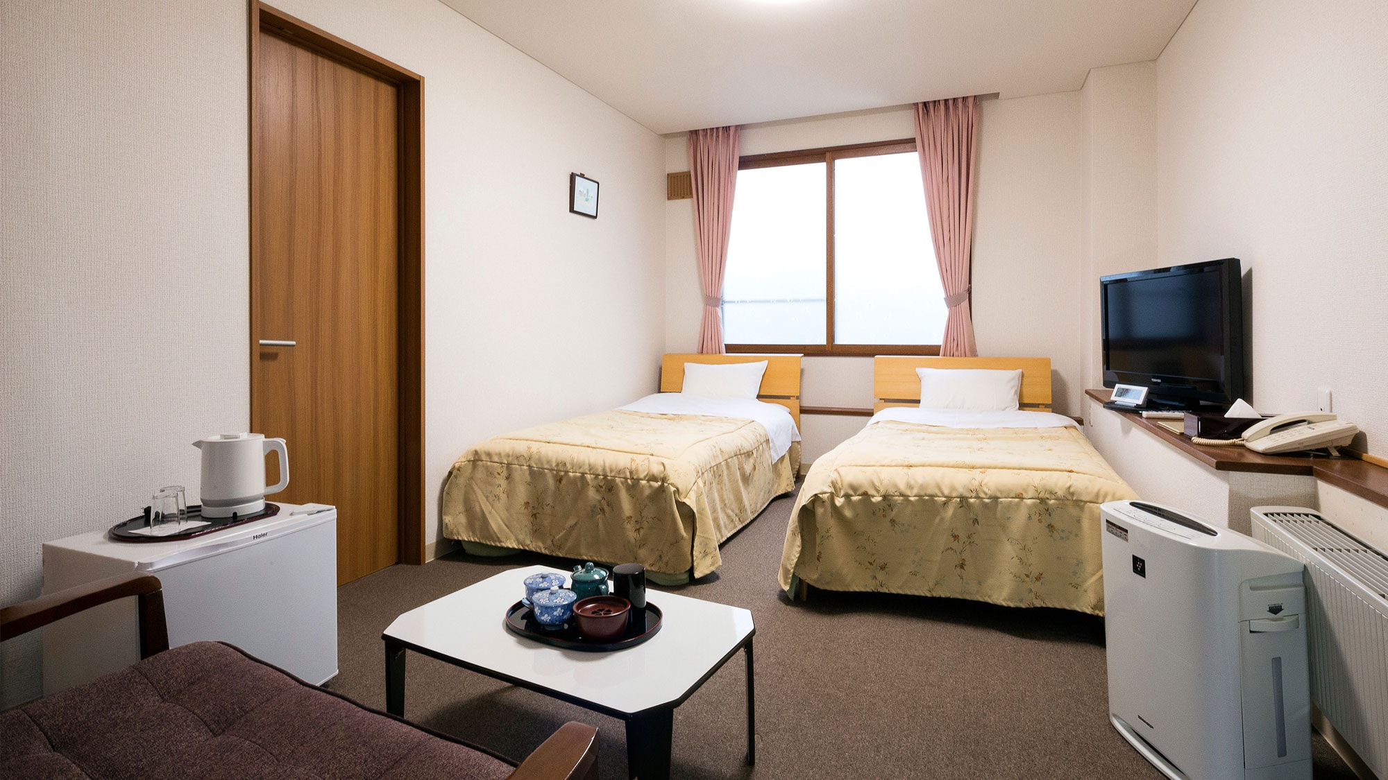 [Twin room] For an unpretentious trip for two people who are close friends