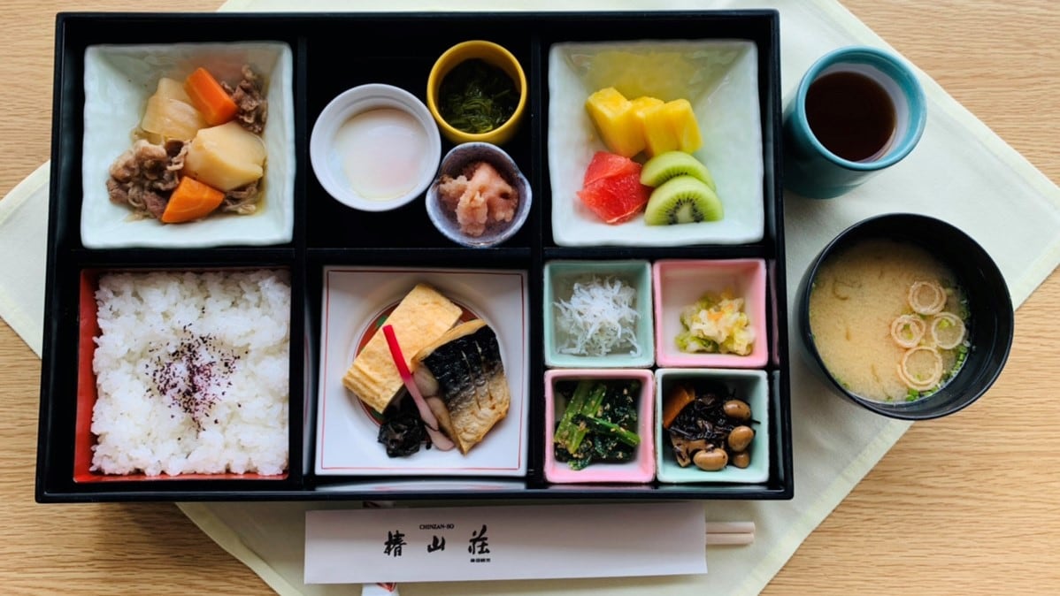 Gambar makan siang Jepang